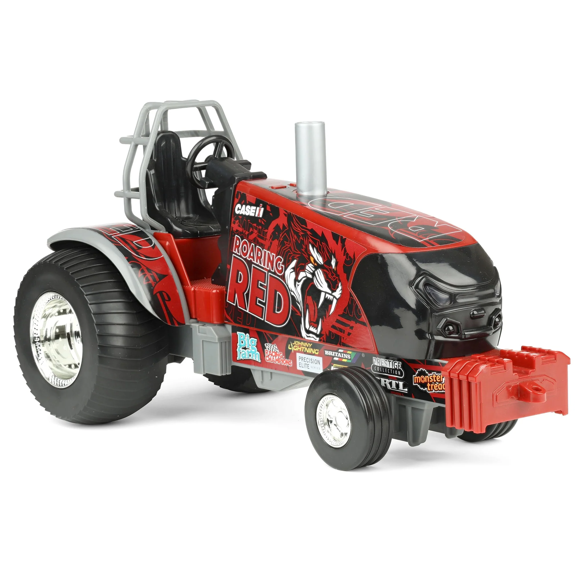 1/16 Case IH "Roaring Red" Pulling Tractor, ERTL Big Farm - Image 2