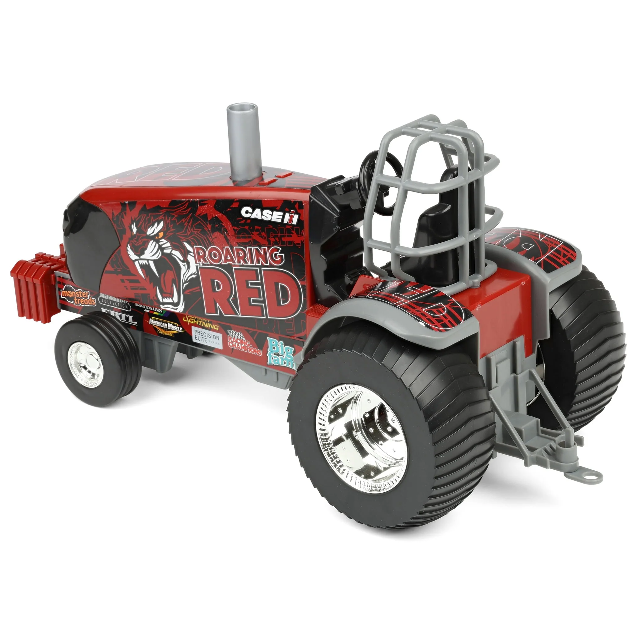 1/16 Case IH "Roaring Red" Pulling Tractor, ERTL Big Farm - Image 4