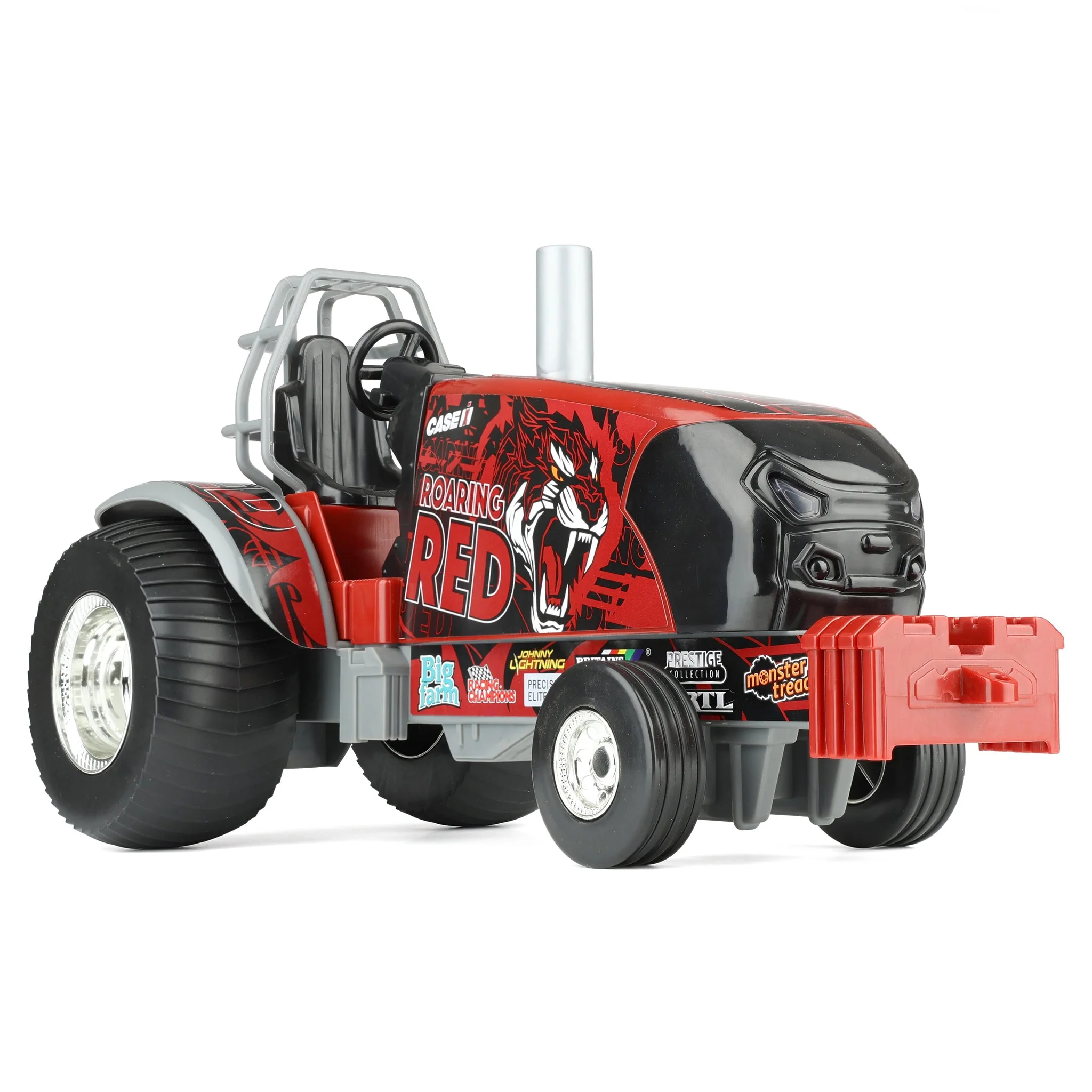1/16 Case IH "Roaring Red" Pulling Tractor, ERTL Big Farm - Image 7