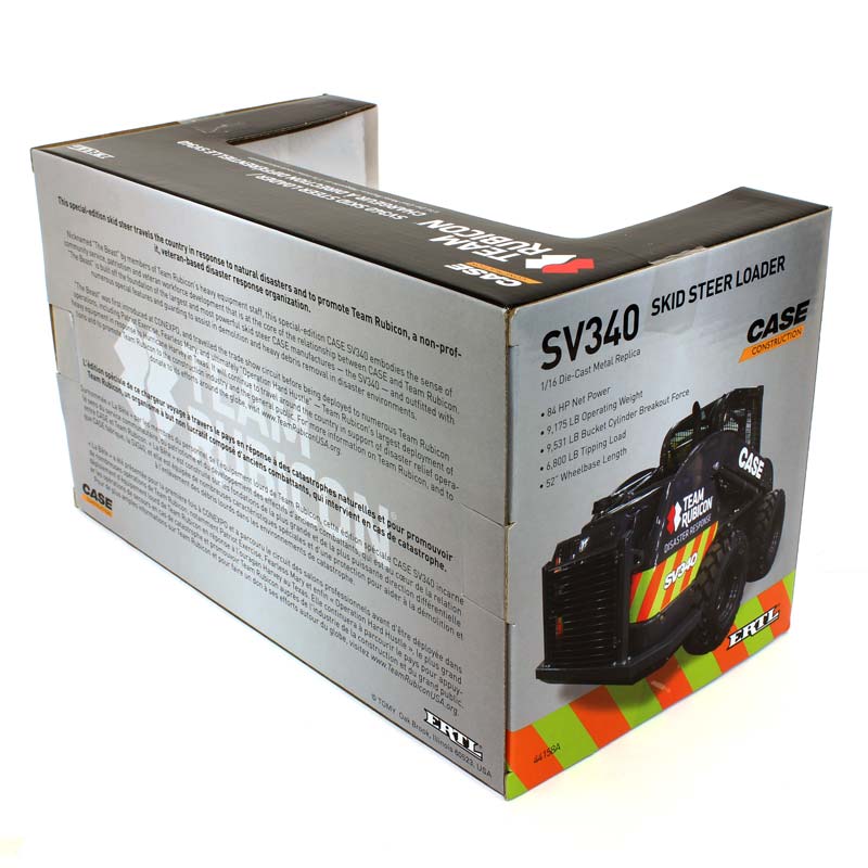 1/16 Case SV340 Team Rubicon Skid Steer Loader - Image 3