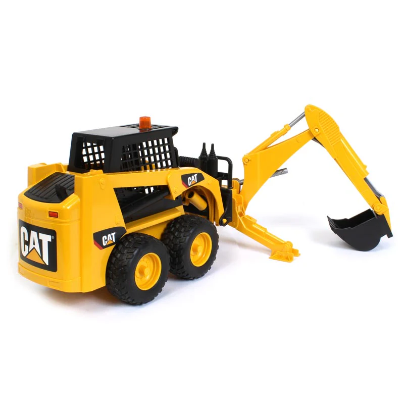 1/16 Cat Skid Steer Loader with Rear Backhoe Attachment - Image 2