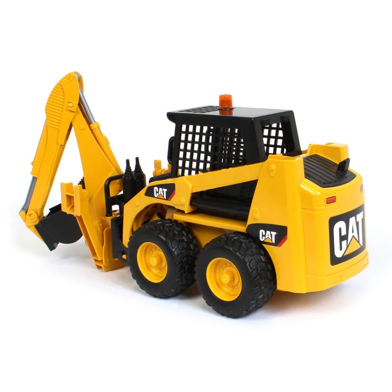 1/16 Cat Skid Steer Loader with Rear Backhoe Attachment - Image 3