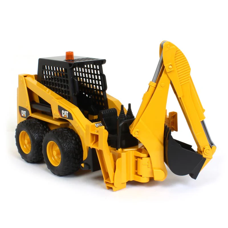 1/16 Cat Skid Steer Loader with Rear Backhoe Attachment - Image 4