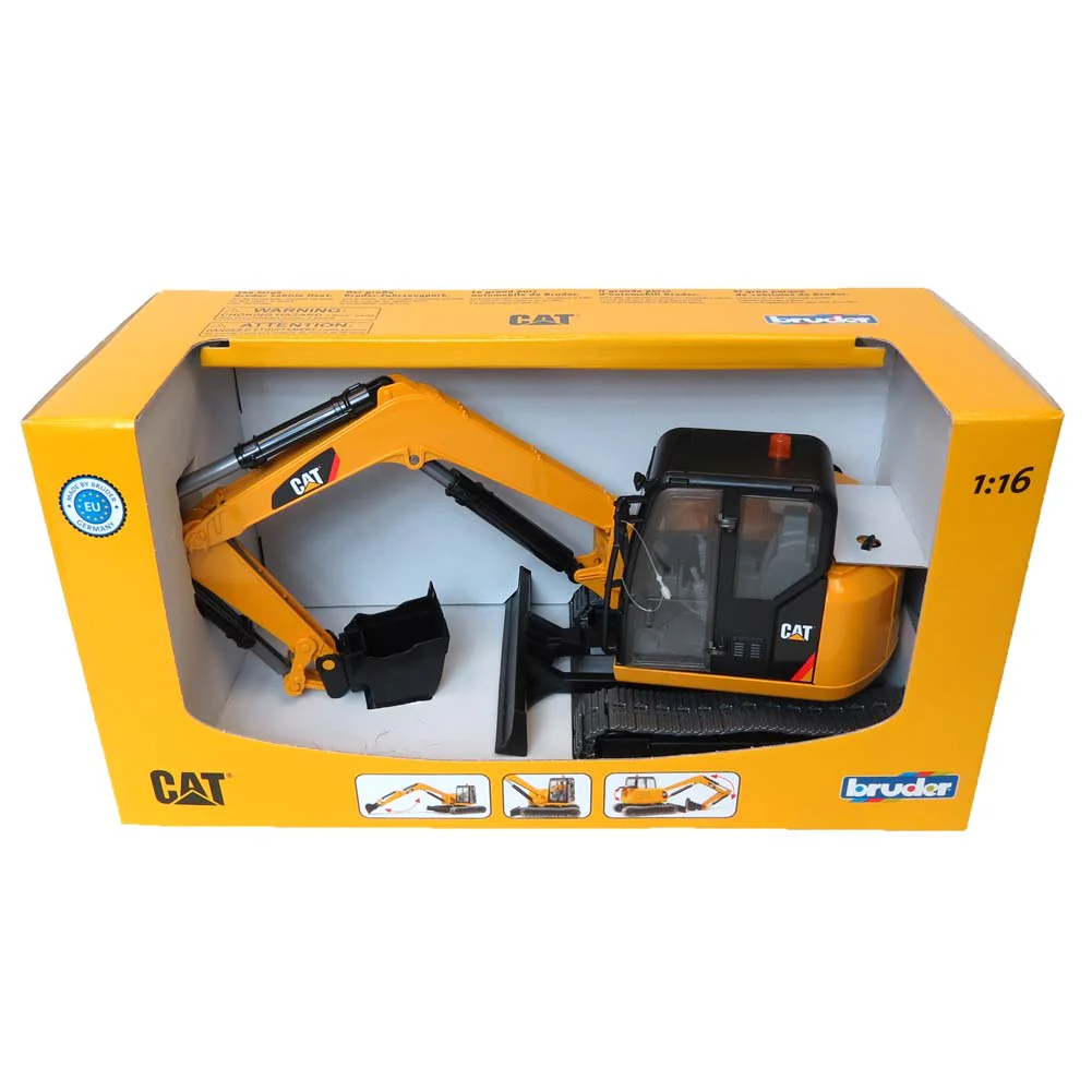 1/16 Caterpillar Mini Excavator by Bruder, Plastic - Image 5