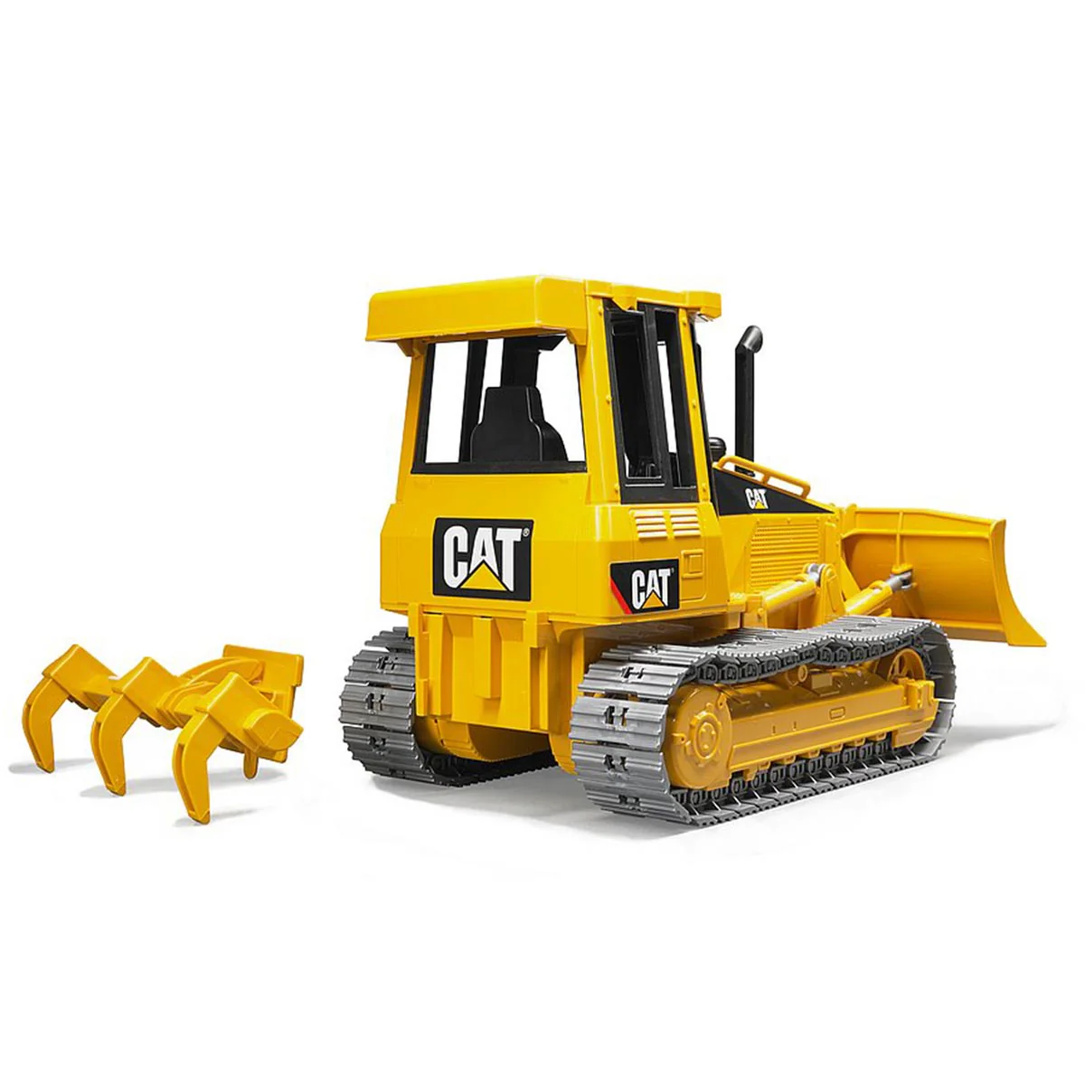 1/16 CAT Track-Type Bulldozer with Ripper by Bruder - Image 3