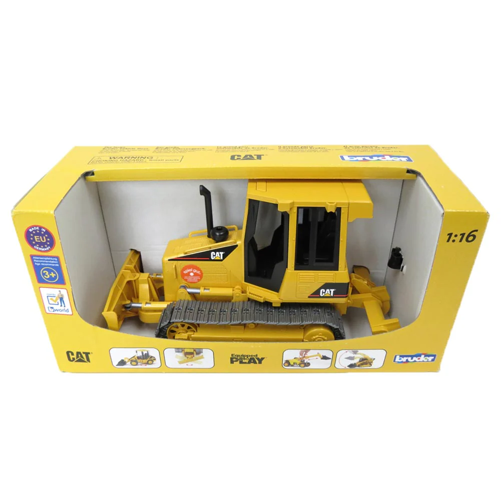 1/16 CAT Track-Type Bulldozer with Ripper by Bruder - Image 4