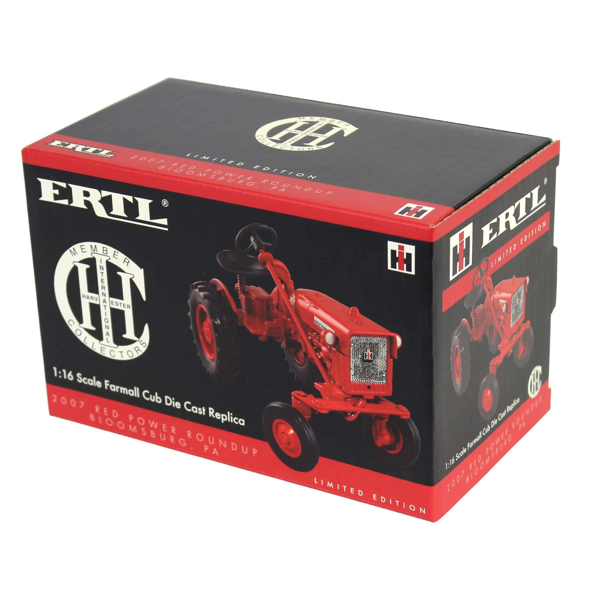 1/16 IH Farmall Cub Tractor with IHC Log by ERTL, 2007 Red Power Round Up Collector Edition - Image 5