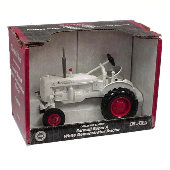 1/16 IH Farmall Super A White Demonstrator Tractor by ERTL, Collector Edition - Image 2