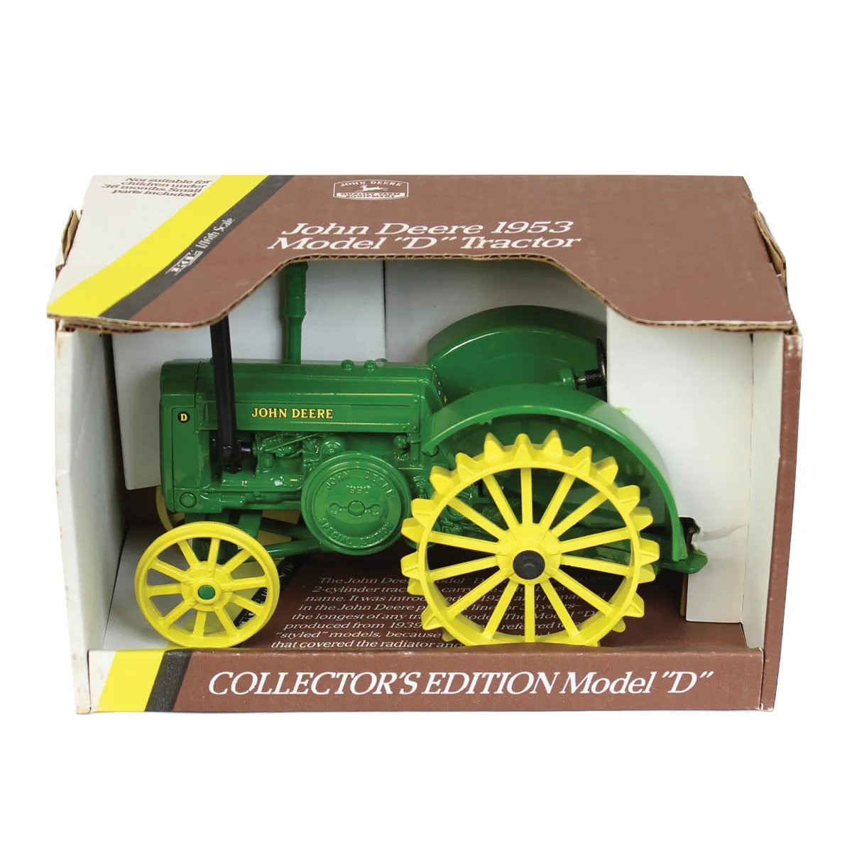 1/16 Collector's Edition John Deere 1953 Model D Tractor on Steel Wheels by ERTL