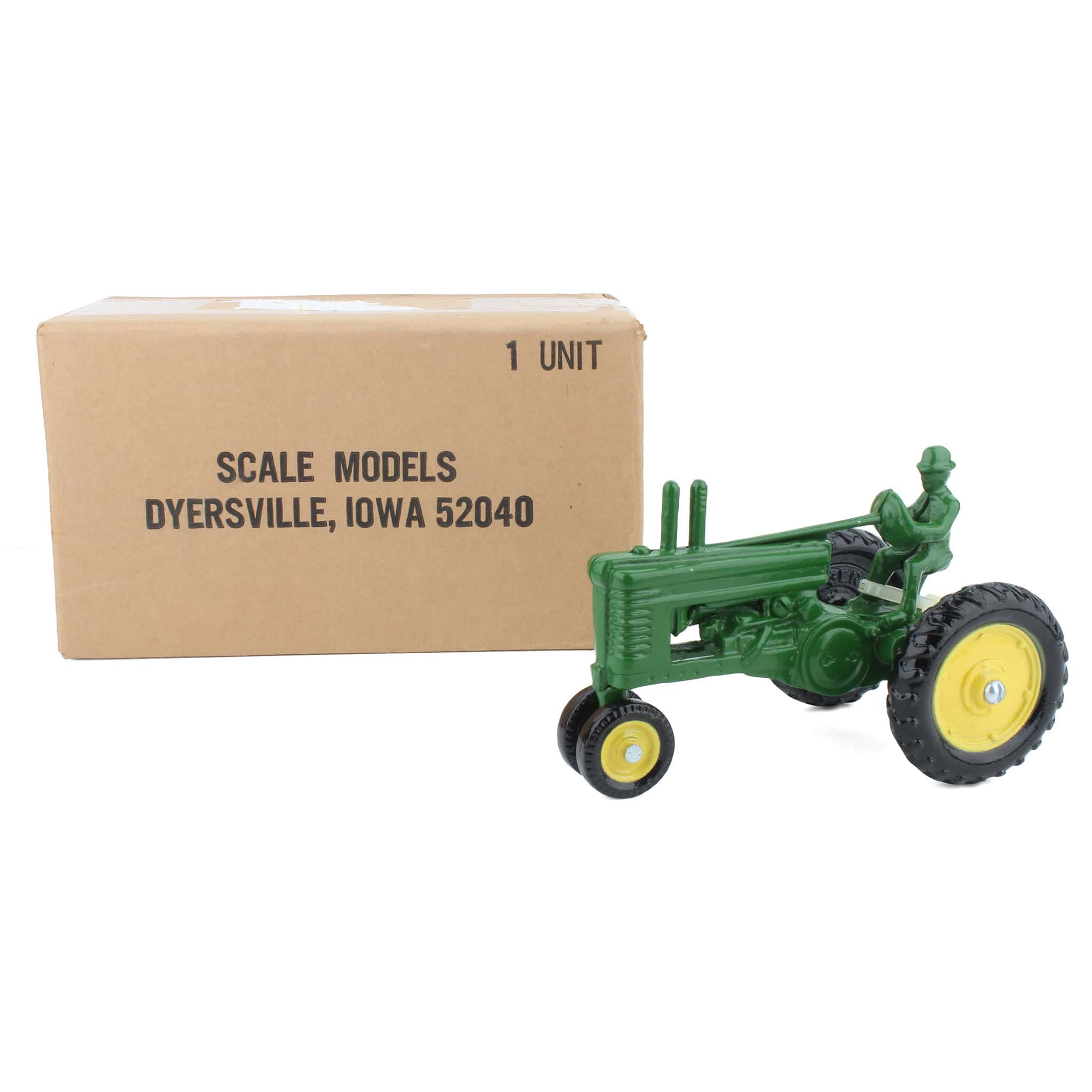1/16 Custom John Deere Model "A" Tractor with Driver