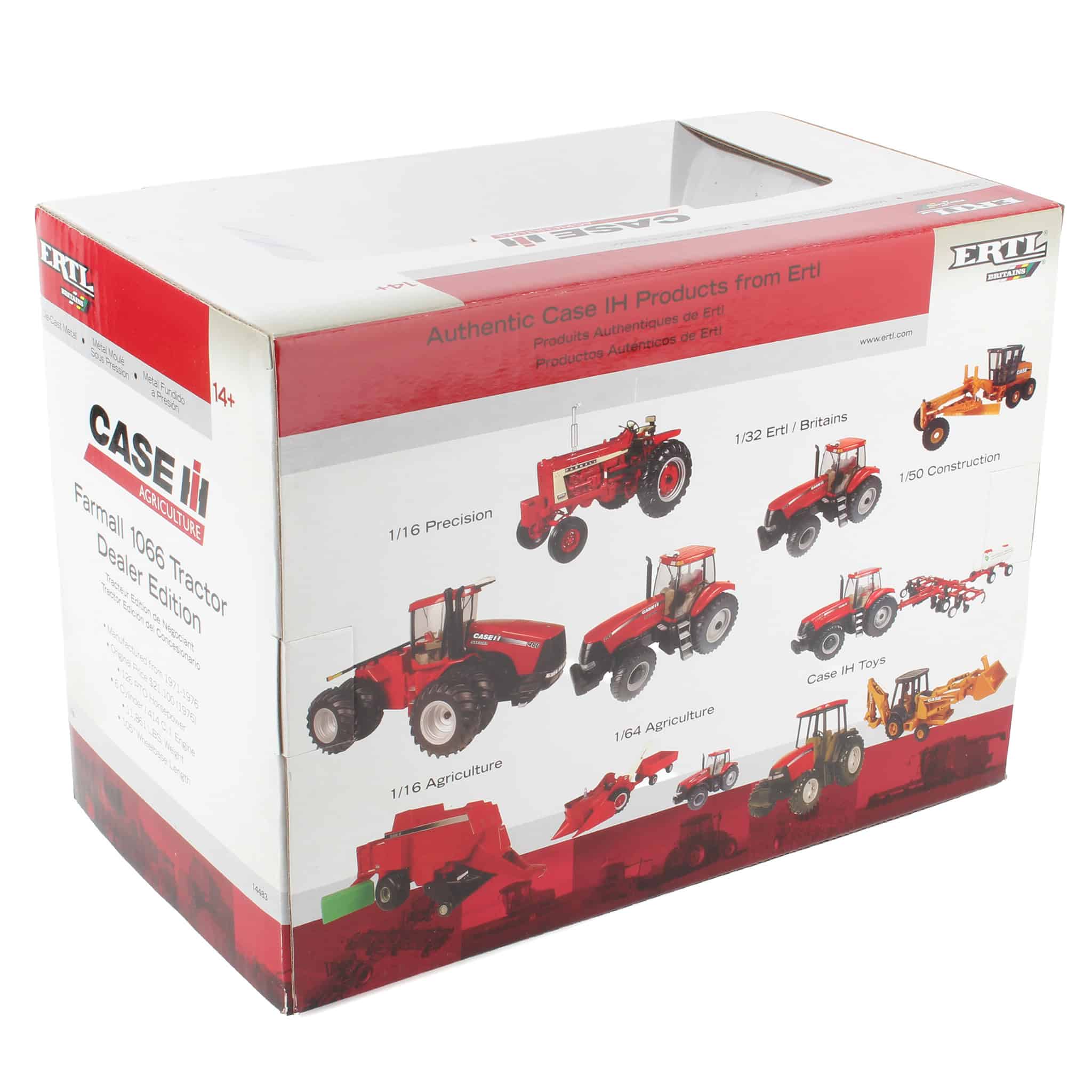 1/16 Dealer Edition Farmall 1066 Deluxe Cab Tractor with Cab Glass by ERTL - Image 3
