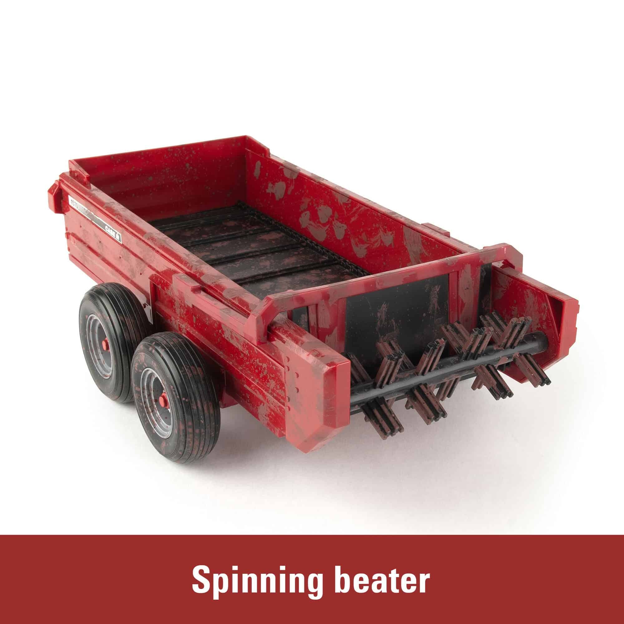 1/16 ERTL Big Farm Case IH Puma 195 Tractor with Loader & "Muddy" Spreader - Image 13