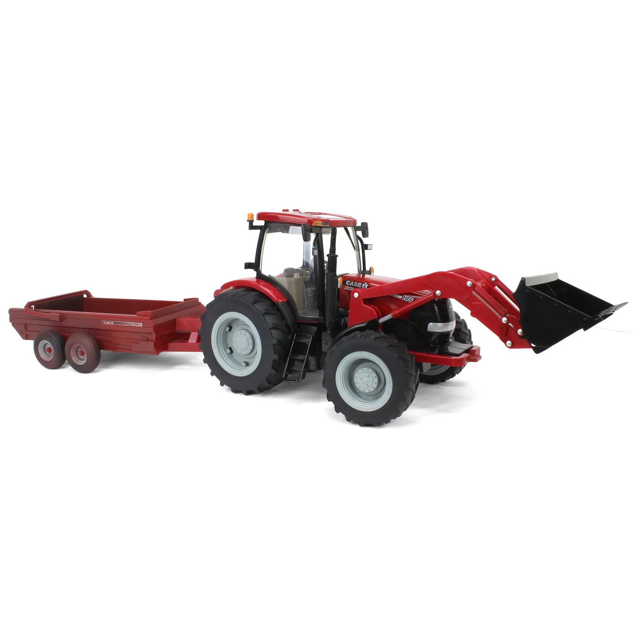 1/16 ERTL Big Farm Case IH Puma 195 Tractor with Loader & "Muddy" Spreader - Image 2