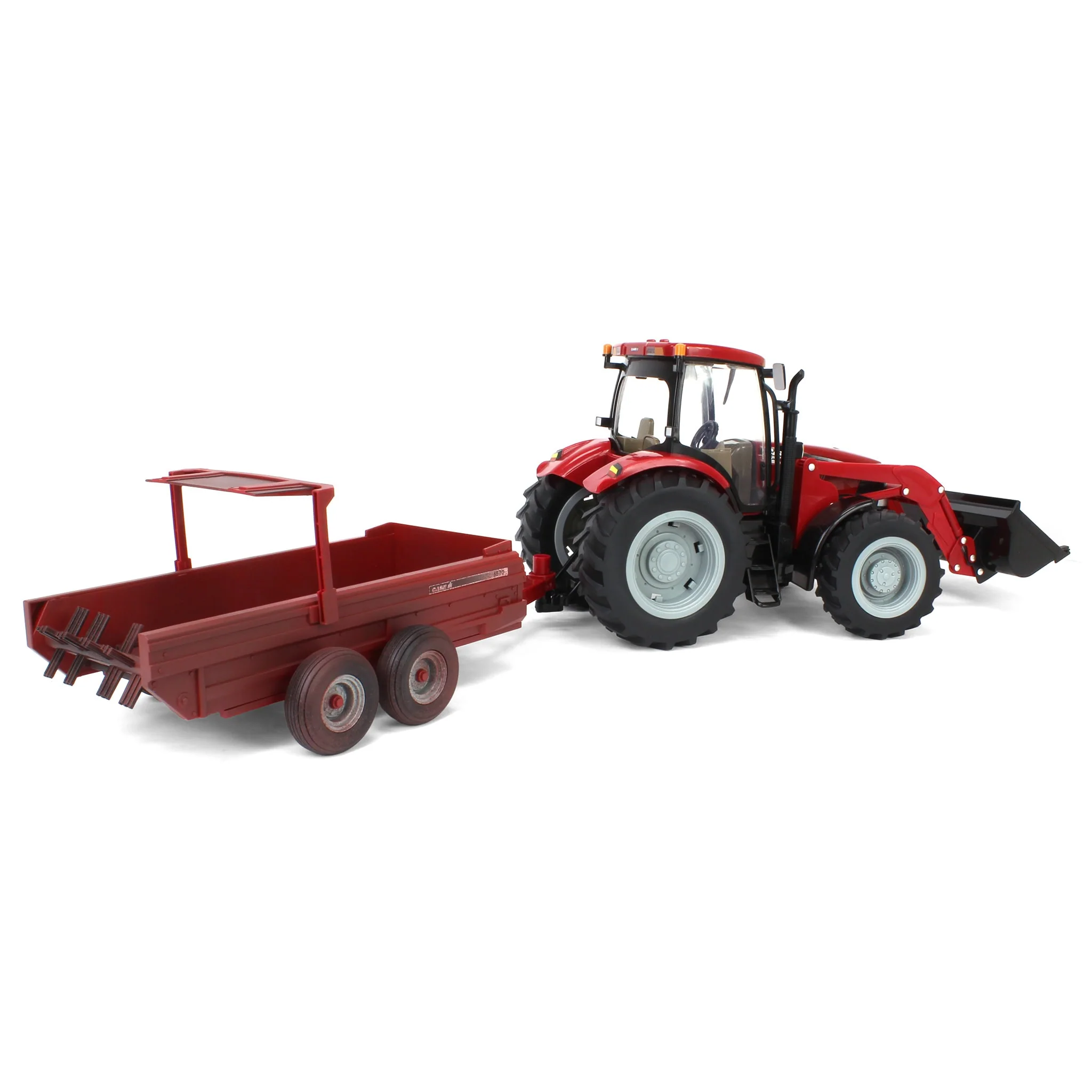 1/16 ERTL Big Farm Case IH Puma 195 Tractor with Loader & "Muddy" Spreader - Image 3