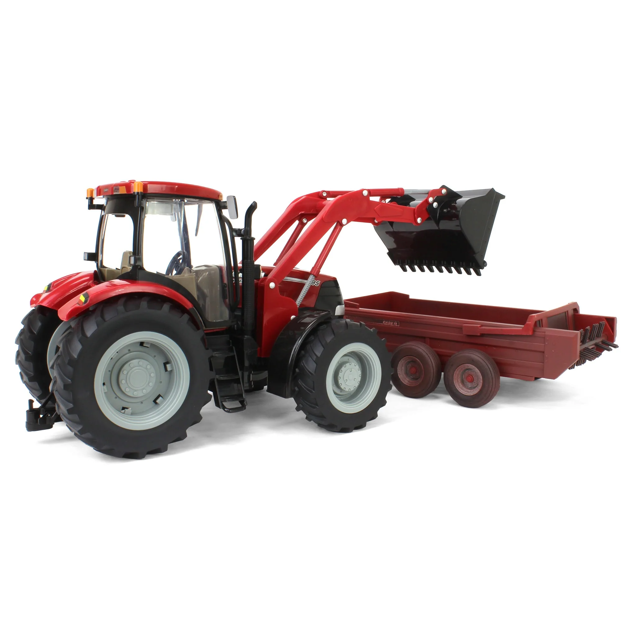 1/16 ERTL Big Farm Case IH Puma 195 Tractor with Loader & "Muddy" Spreader - Image 5