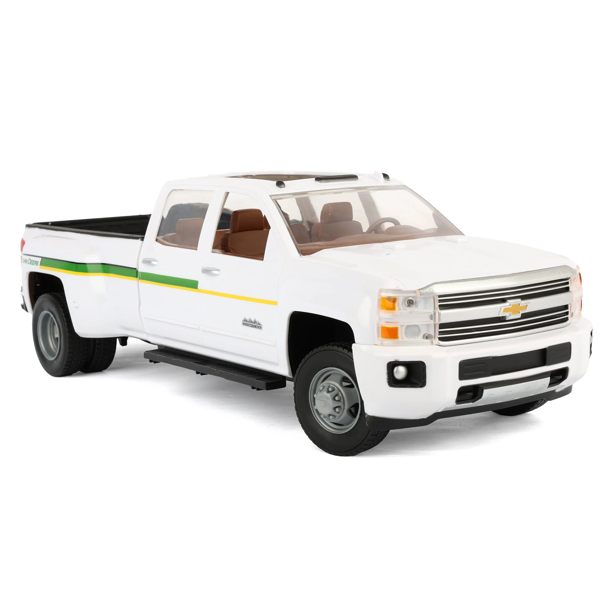 1/16 ERTL Big Farm Chevrolet 3500 John Deere Dealership Dually Pickup Truck - Image 2