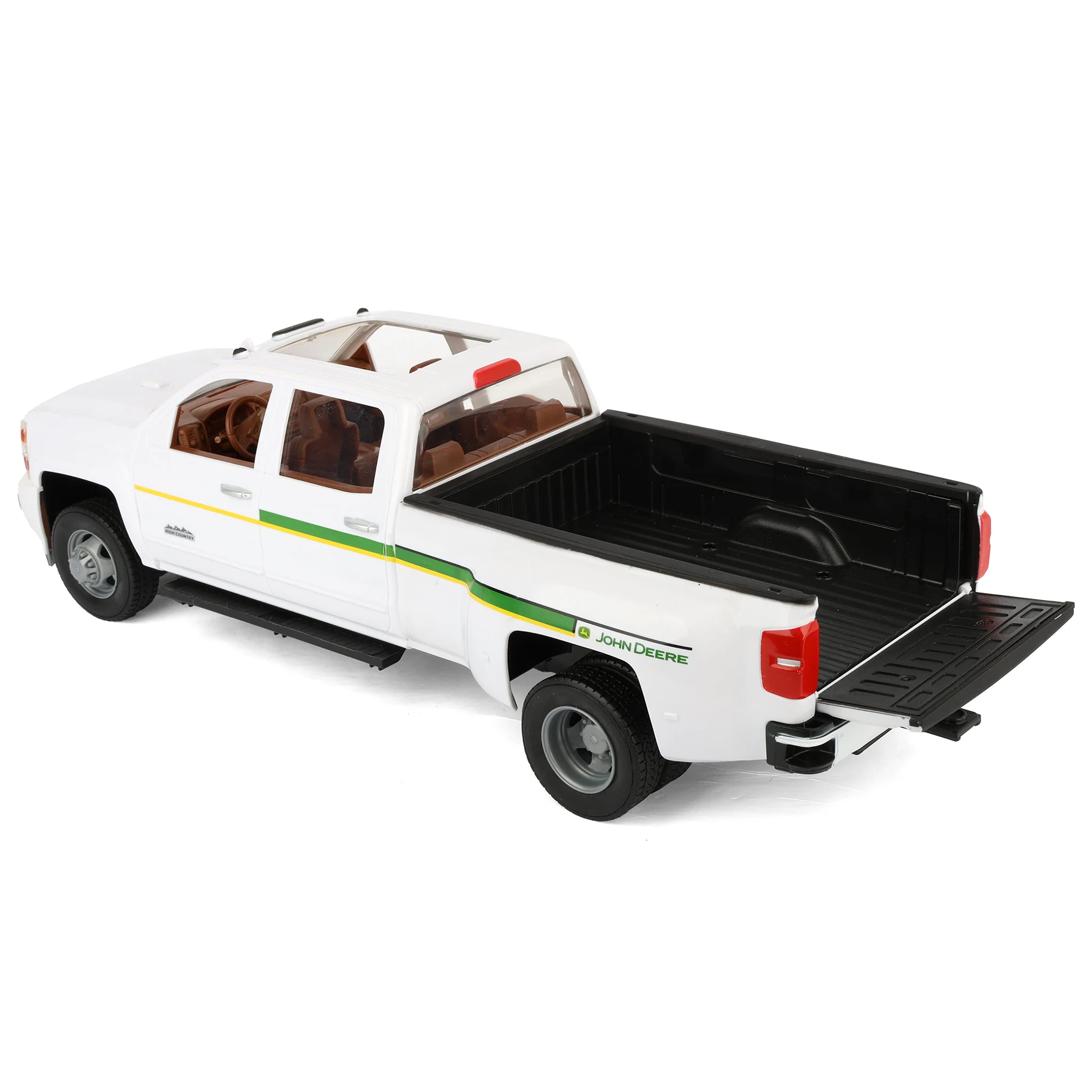 1/16 ERTL Big Farm Chevrolet 3500 John Deere Dealership Dually Pickup Truck - Image 4
