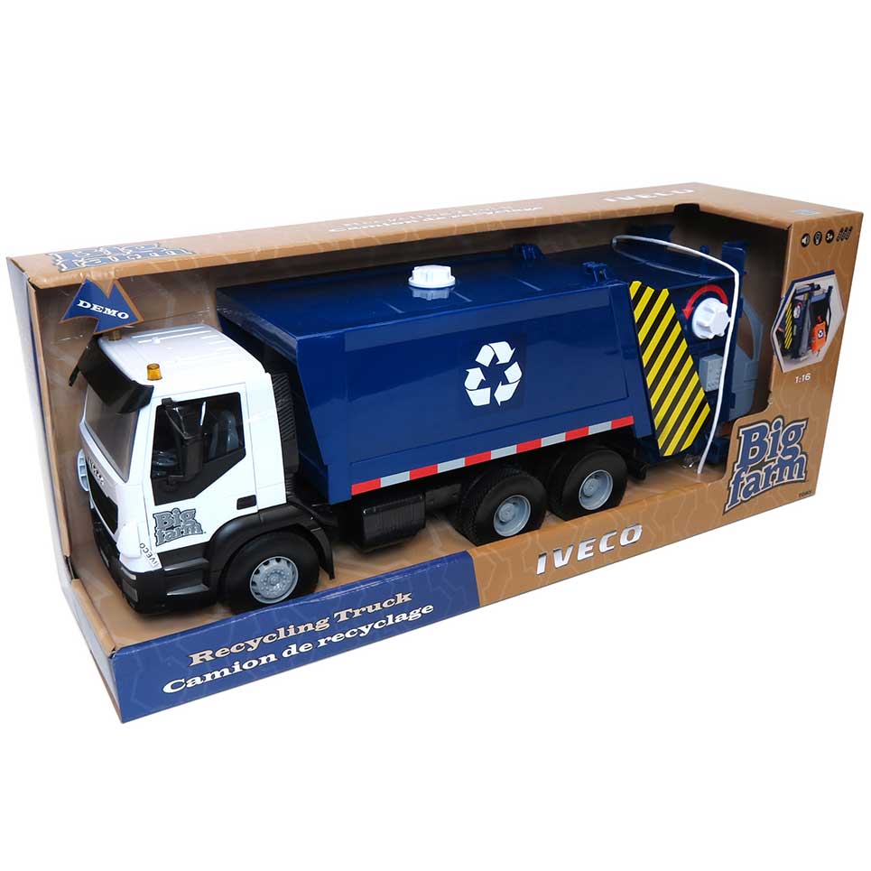 1/16 ERTL Big Farm Iveco Garbage Recycling Truck - Image 2
