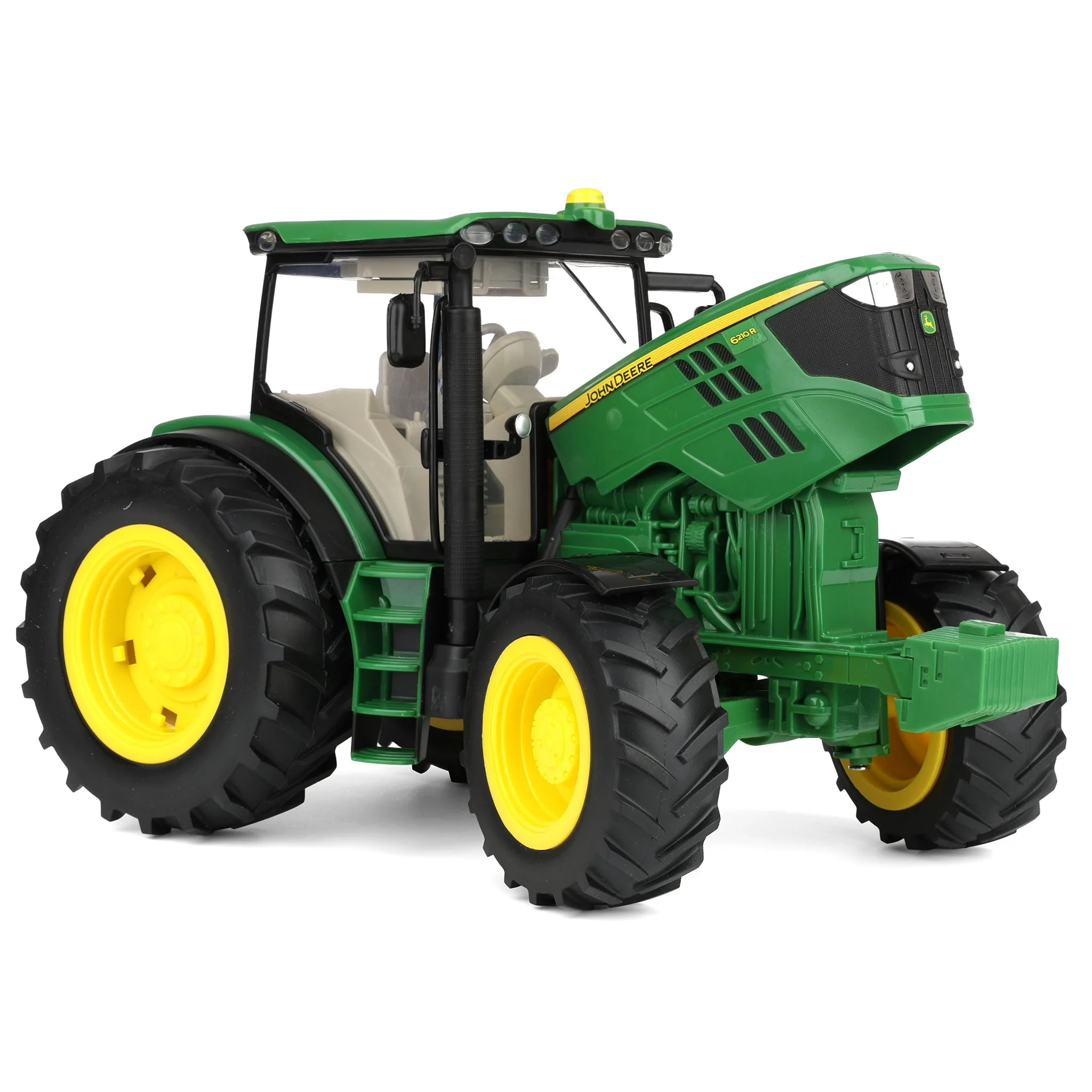 1/16 John Deere 6210R Toy Tractor with Lights & Sounds and 6 Row Planter, ERTL Big Farm - Image 7