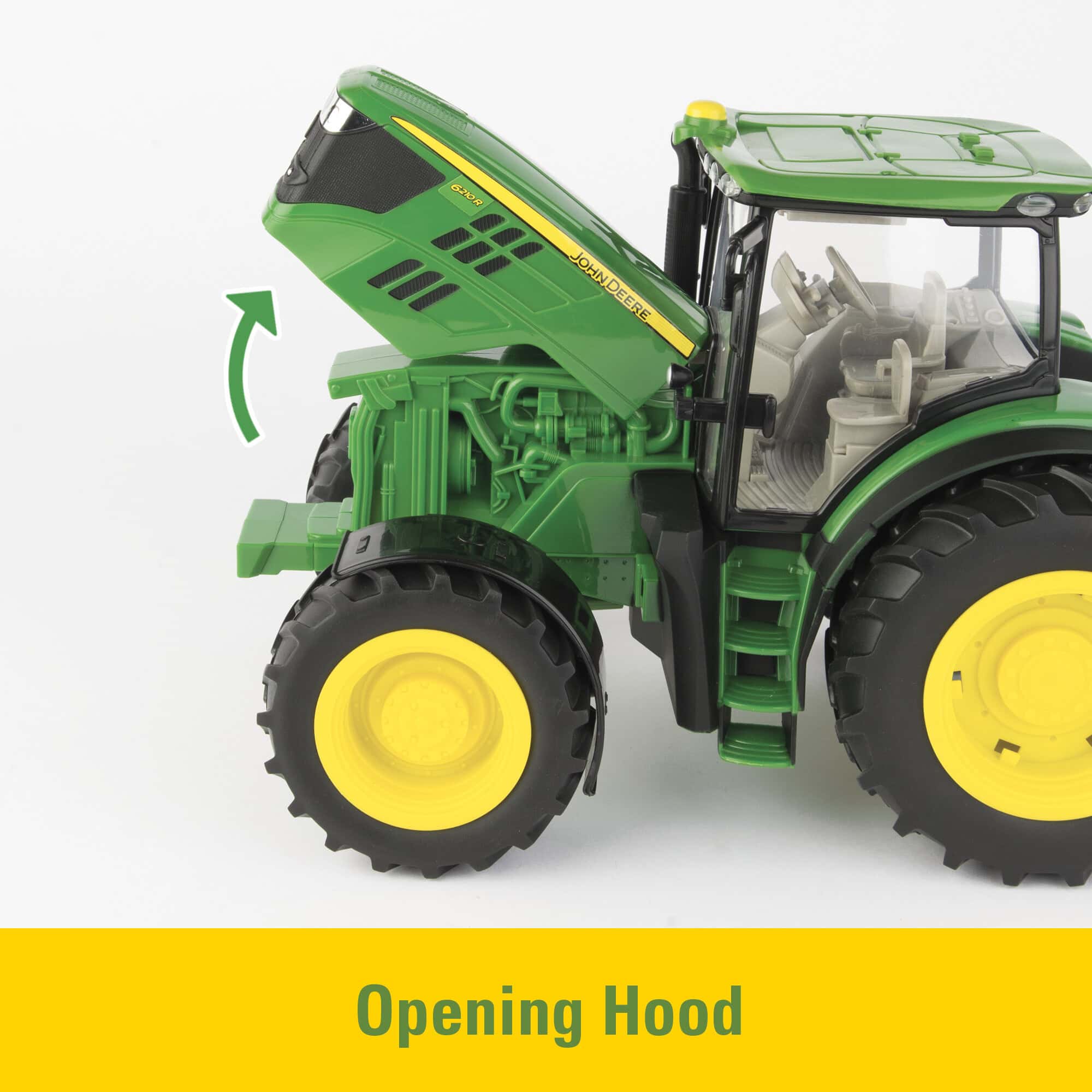 1/16 ERTL Big Farm John Deere 6210R Tractor with Loader & "Dirty" 780 Hydra Push Spreader - Image 11