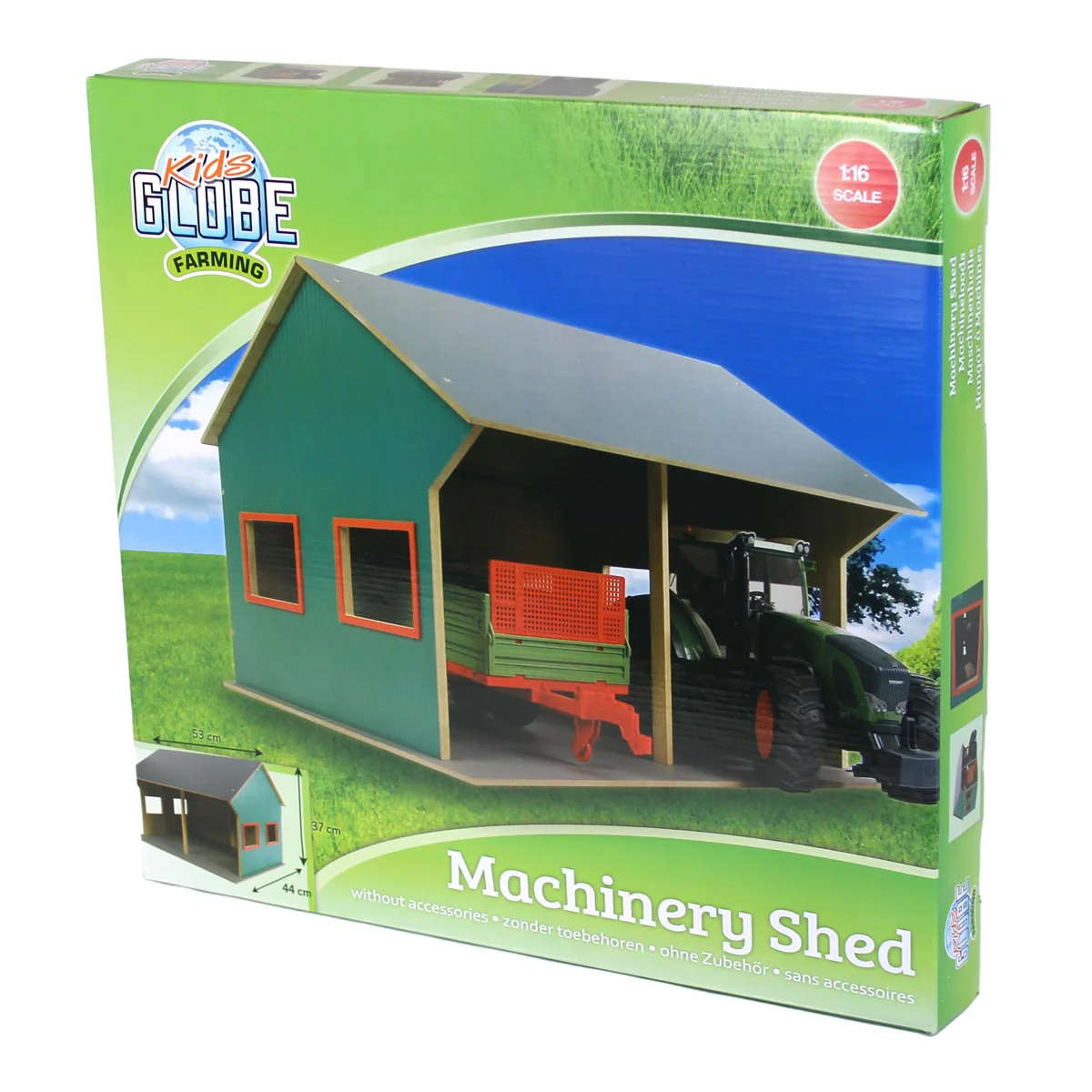 1/16 Farm Machinery 2 Bay Shed with High Roof - Image 5