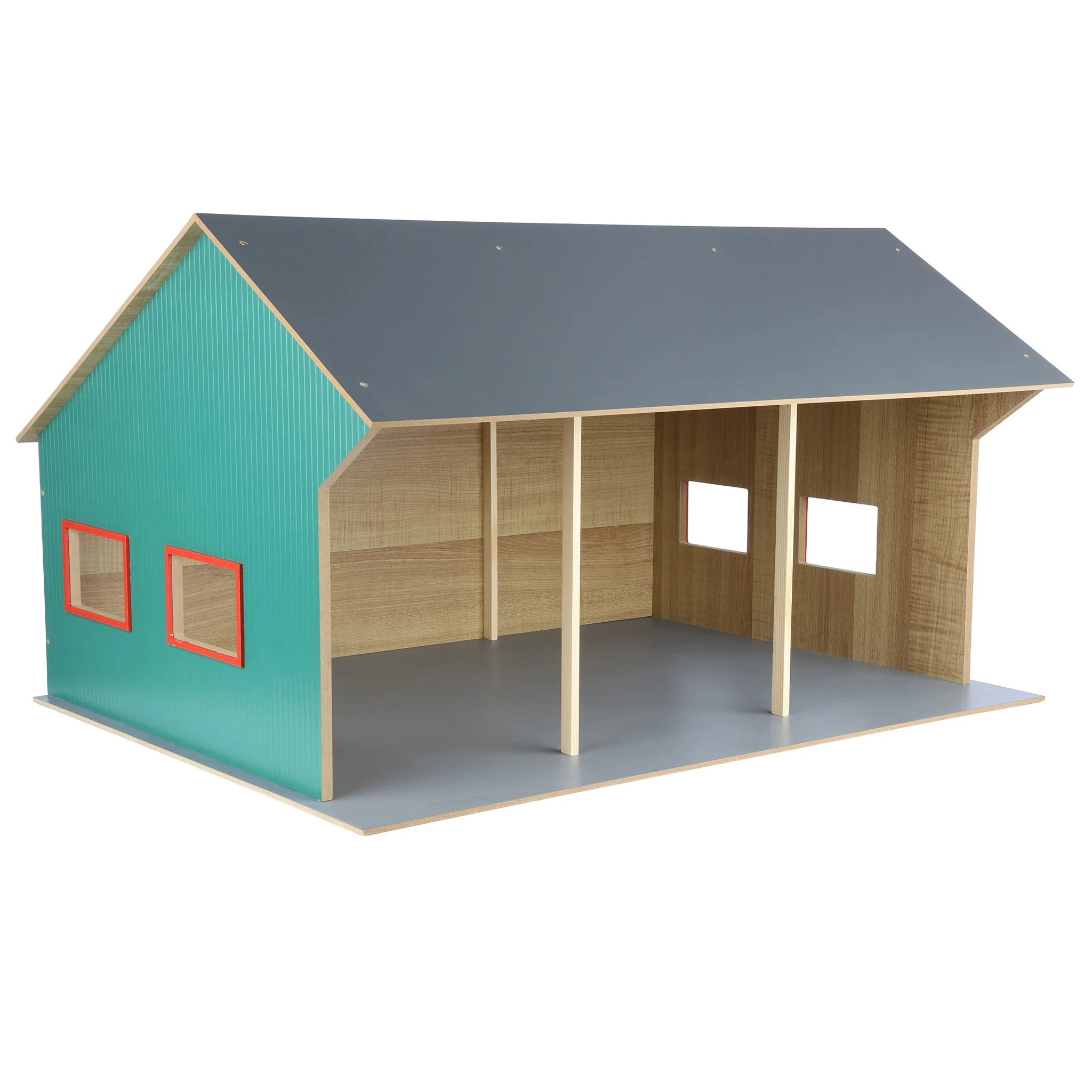 1/16 Farm Machinery 3 Bay Shed with High Roof