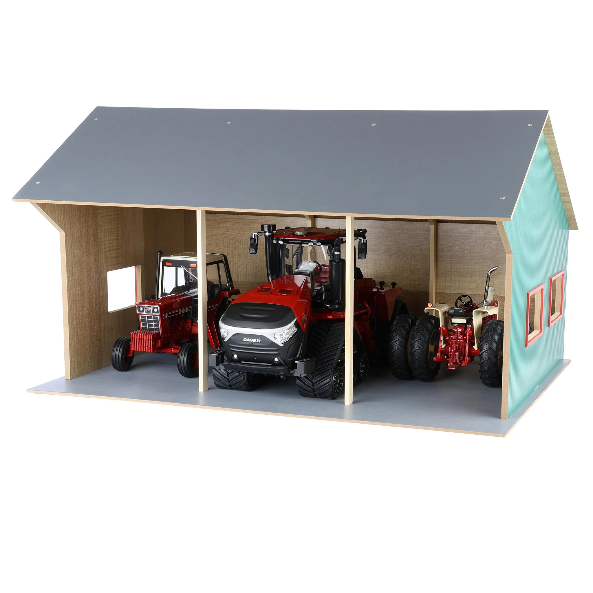 1/16 Farm Machinery 3 Bay Shed with High Roof - Image 5
