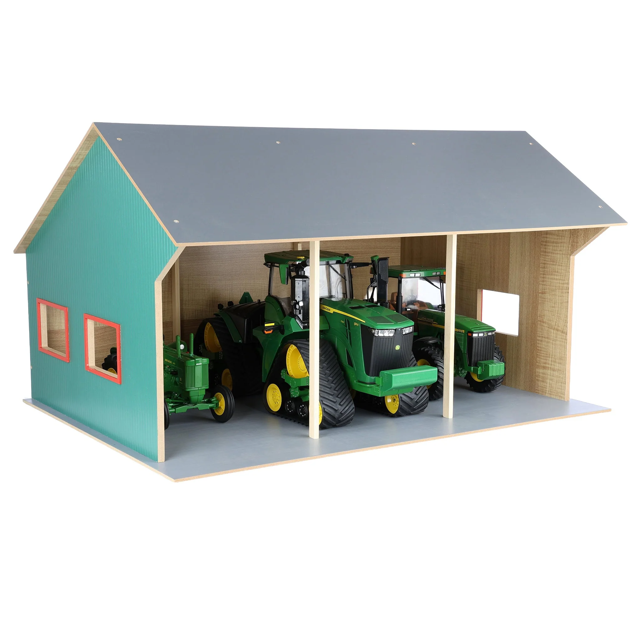 1/16 Farm Machinery 3 Bay Shed with High Roof - Image 6