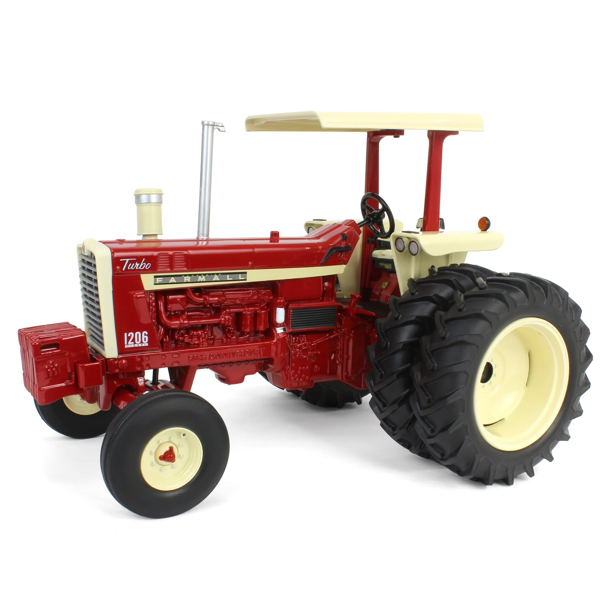 1/16 Farmall 1206 Tractor with Rear Duals & Canopy, 60th Anniversary Edition, ERTL Prestige Collection