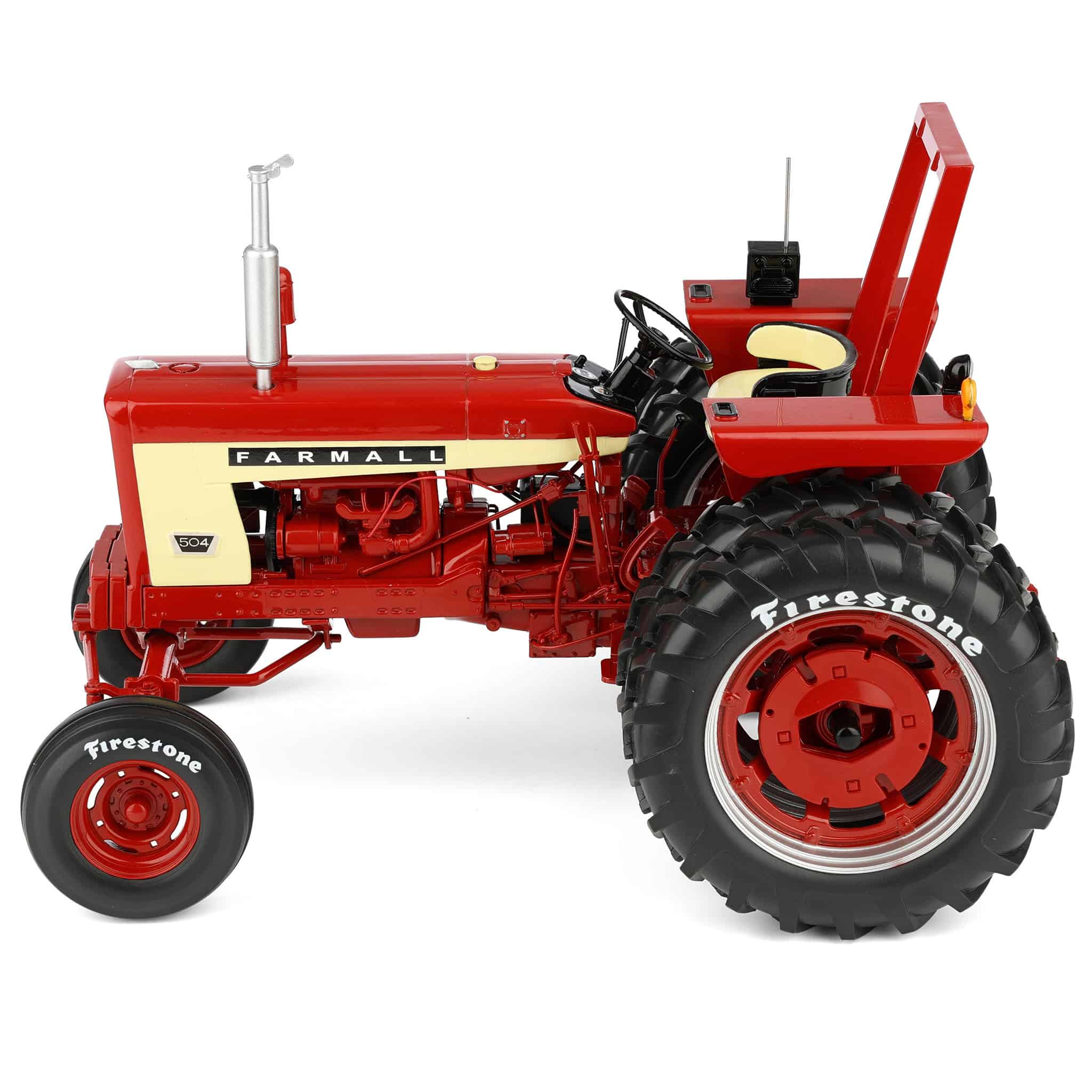 1/16 Farmall 504 Tractor with Firestone Tires & ROPS by SpecCast, 2nd in Outback Toys Exclusive 20th Century Series - Image 5