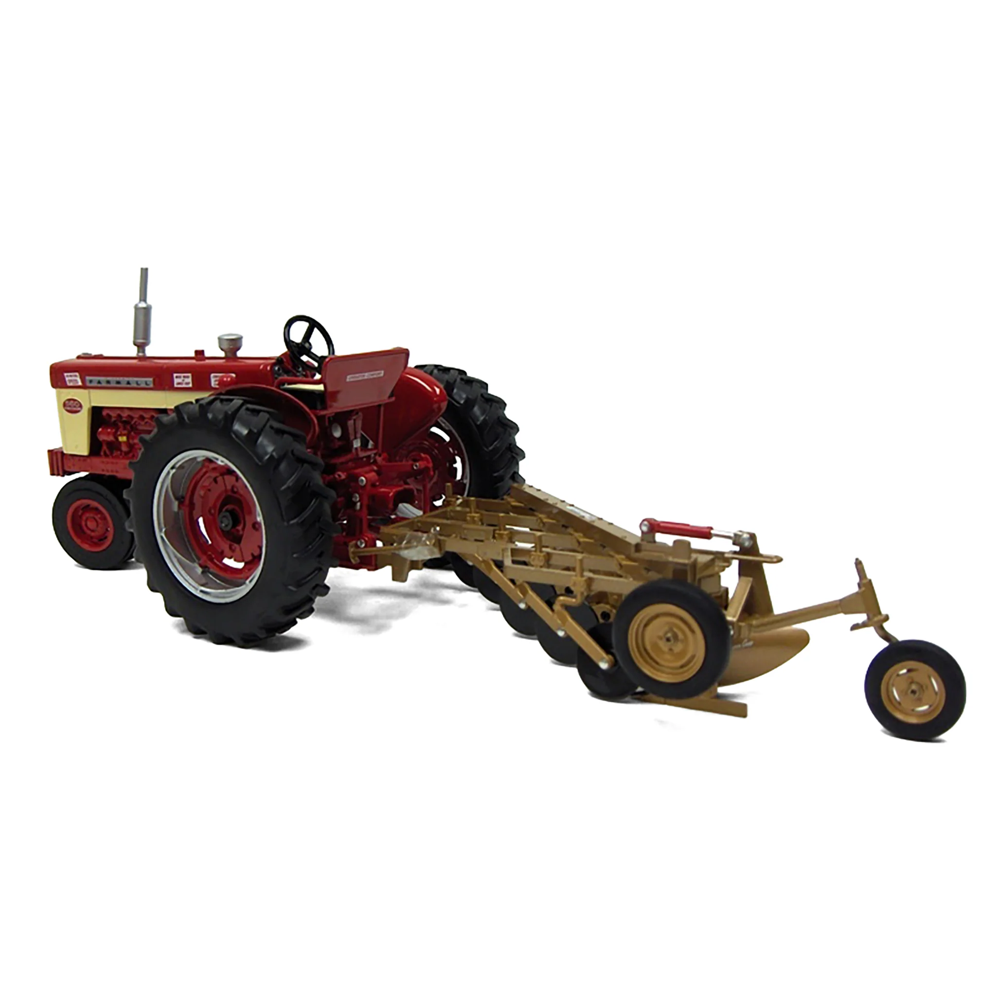 1/16 Farmall 560 Demo with Gold 5-Bottom Plow, 2008 National Farm Toy Museum Edition - Image 4