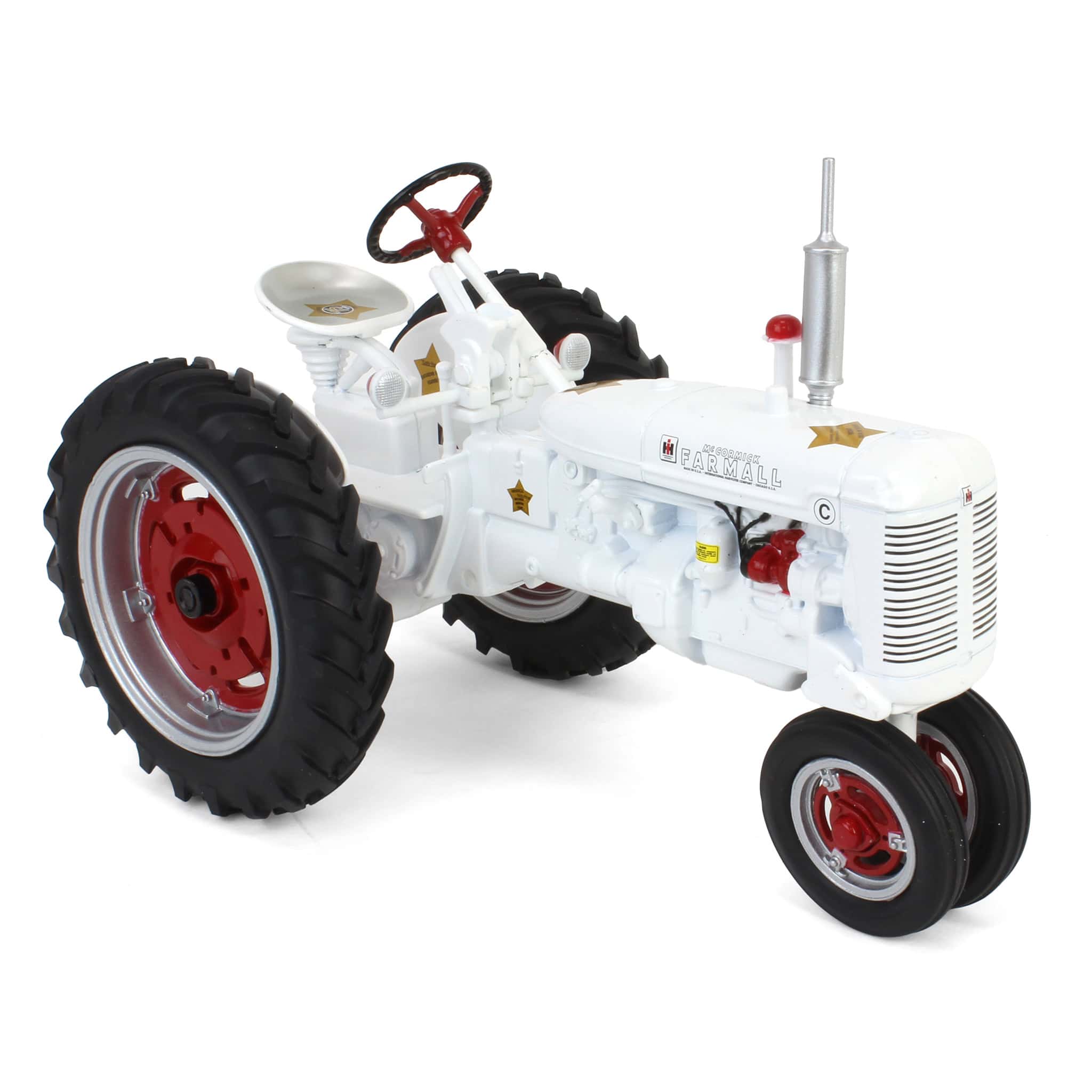 1/16 Farmall C White Demonstrator Tractor by ERTL, 75th Anniversary - Image 2
