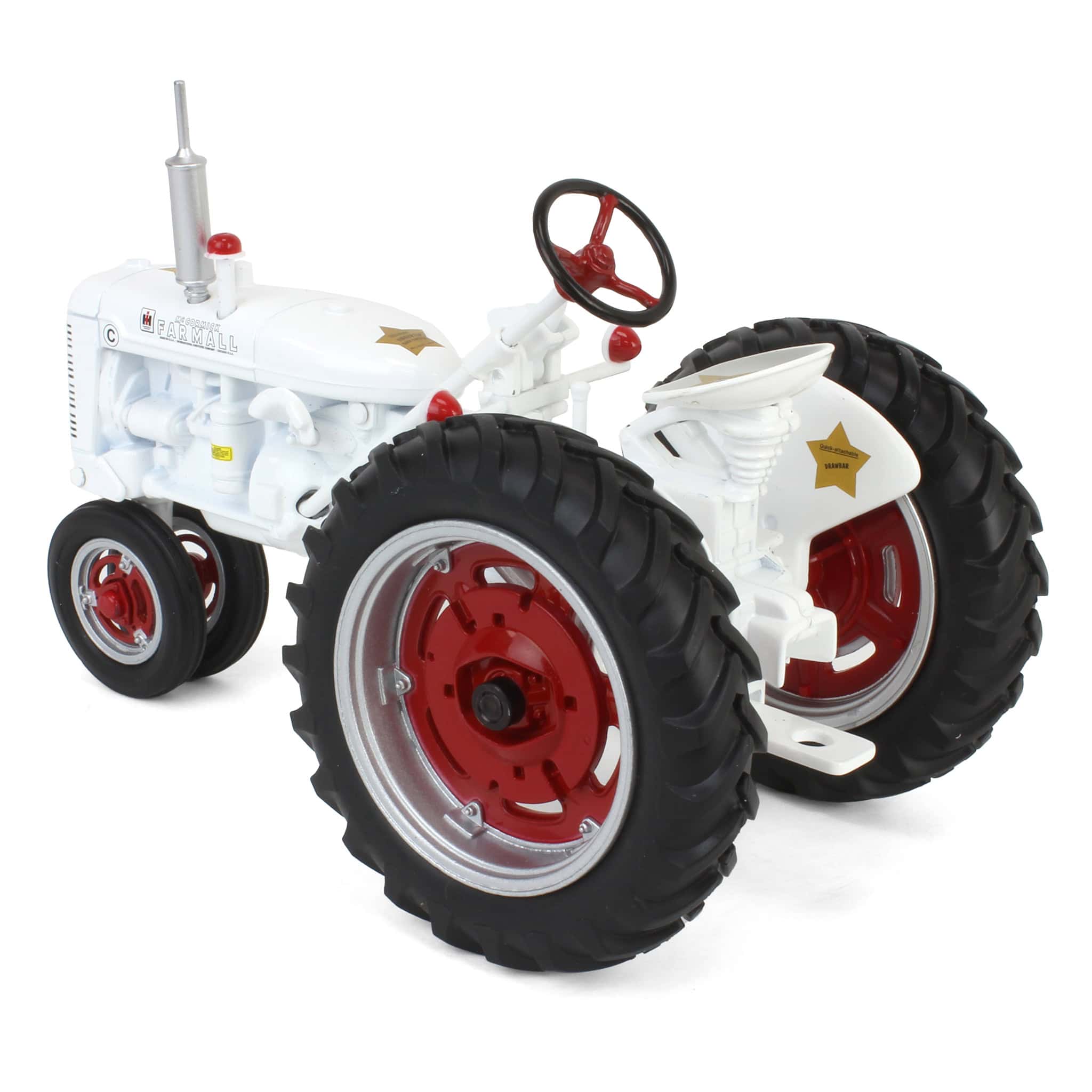 1/16 Farmall C White Demonstrator Tractor by ERTL, 75th Anniversary - Image 4