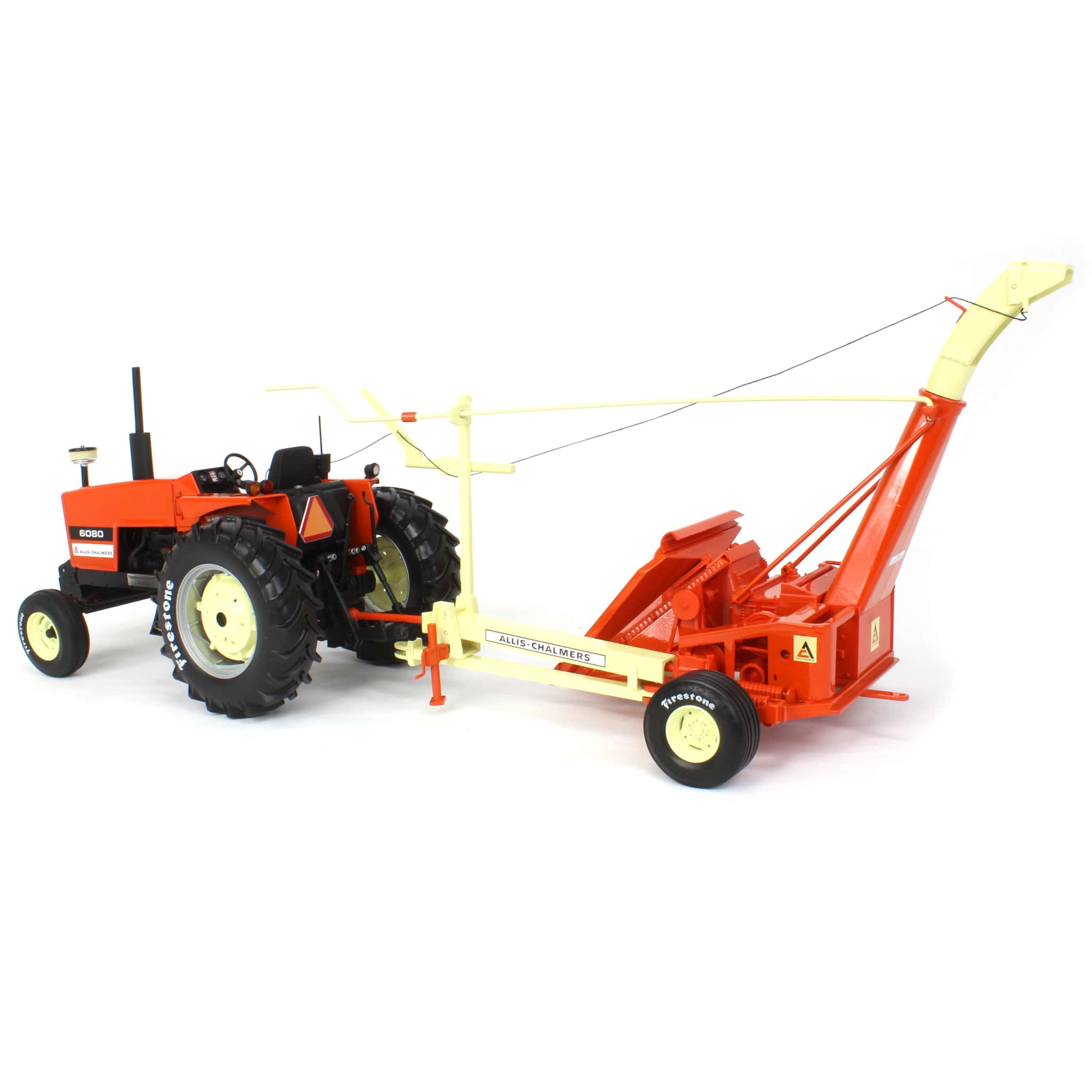 1/16 Allis Chalmers 6080 Tractor with 782 Forage Harvester by SpecCast, Firestone Series 1 of 2,500 - Image 3