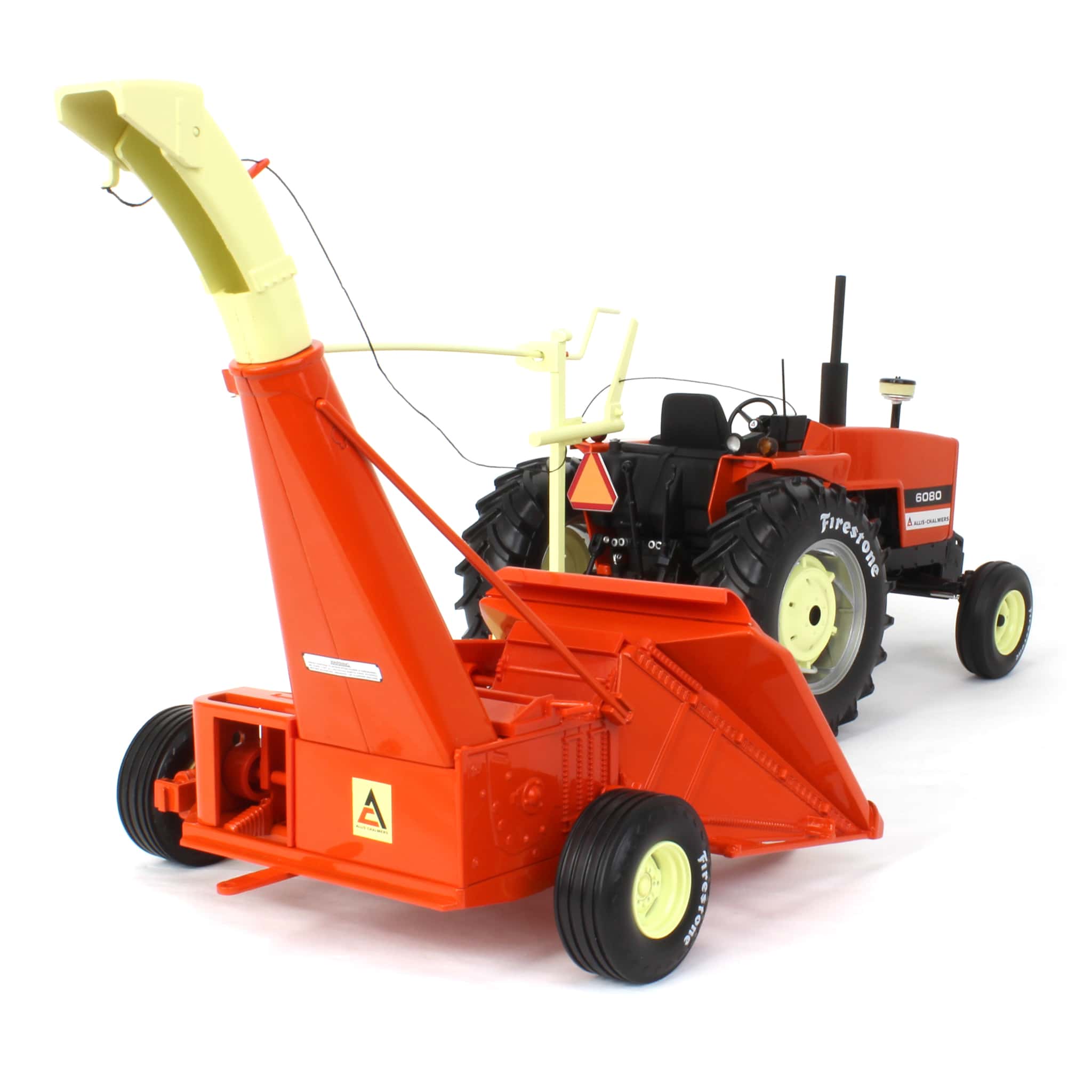 1/16 Allis Chalmers 6080 Tractor with 782 Forage Harvester by SpecCast, Firestone Series 1 of 2,500 - Image 4