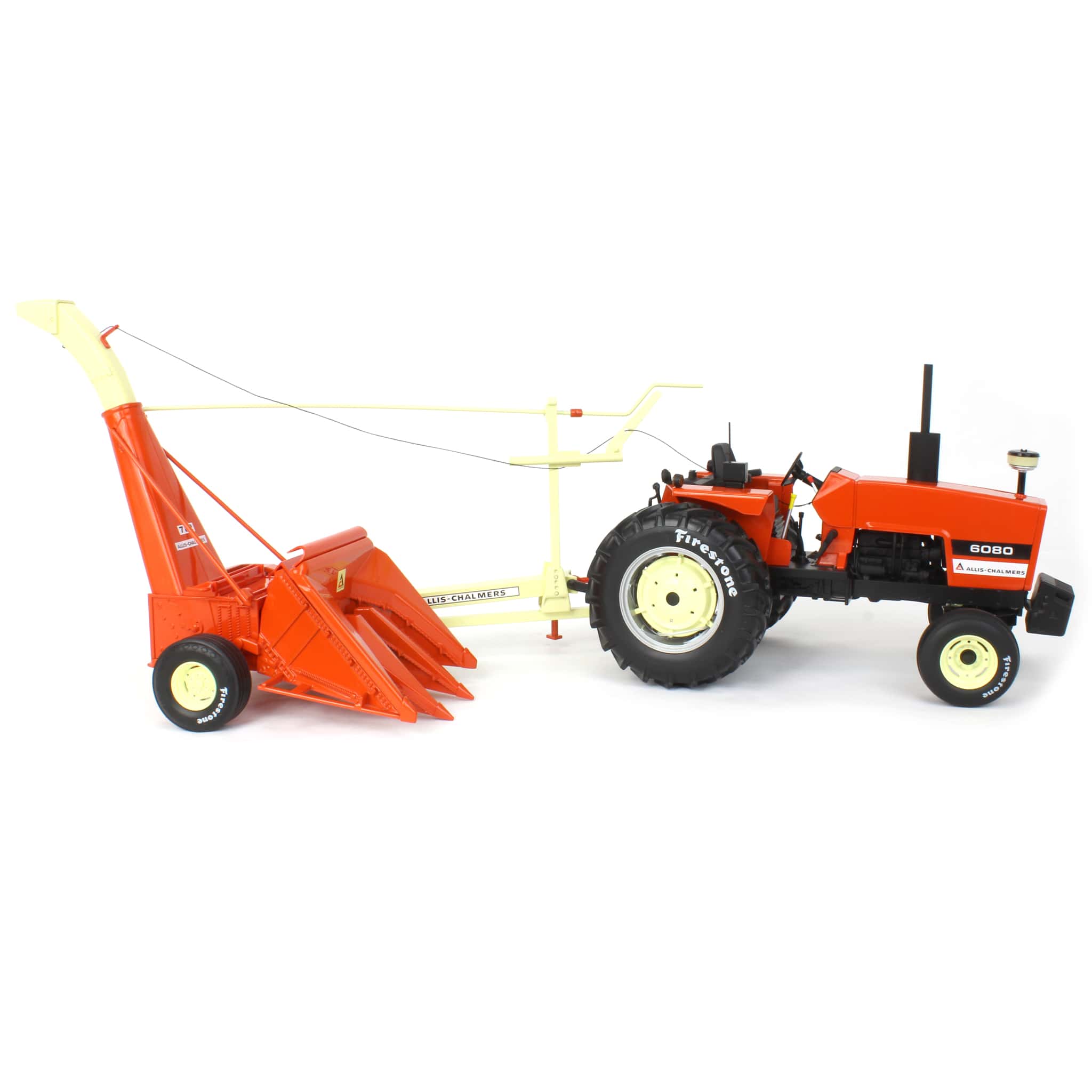 1/16 Allis Chalmers 6080 Tractor with 782 Forage Harvester by SpecCast, Firestone Series 1 of 2,500 - Image 5