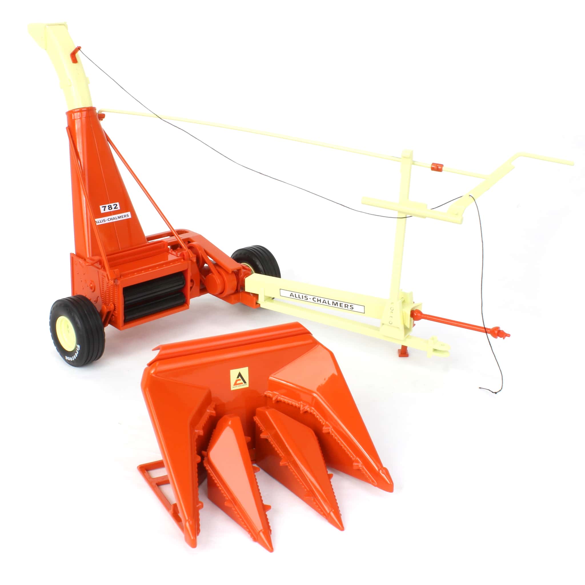 1/16 Allis Chalmers 6080 Tractor with 782 Forage Harvester by SpecCast, Firestone Series 1 of 2,500 - Image 6