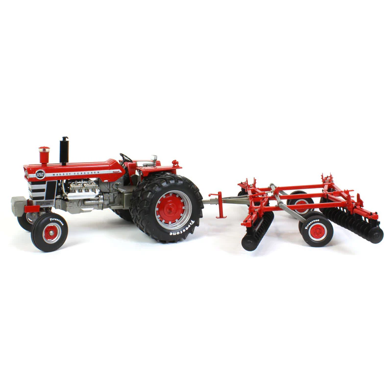 1/16 Massey Ferguson 1150 Diesel Tractor with Duals and Pull Disc Attachment, Firestone Series - Image 6