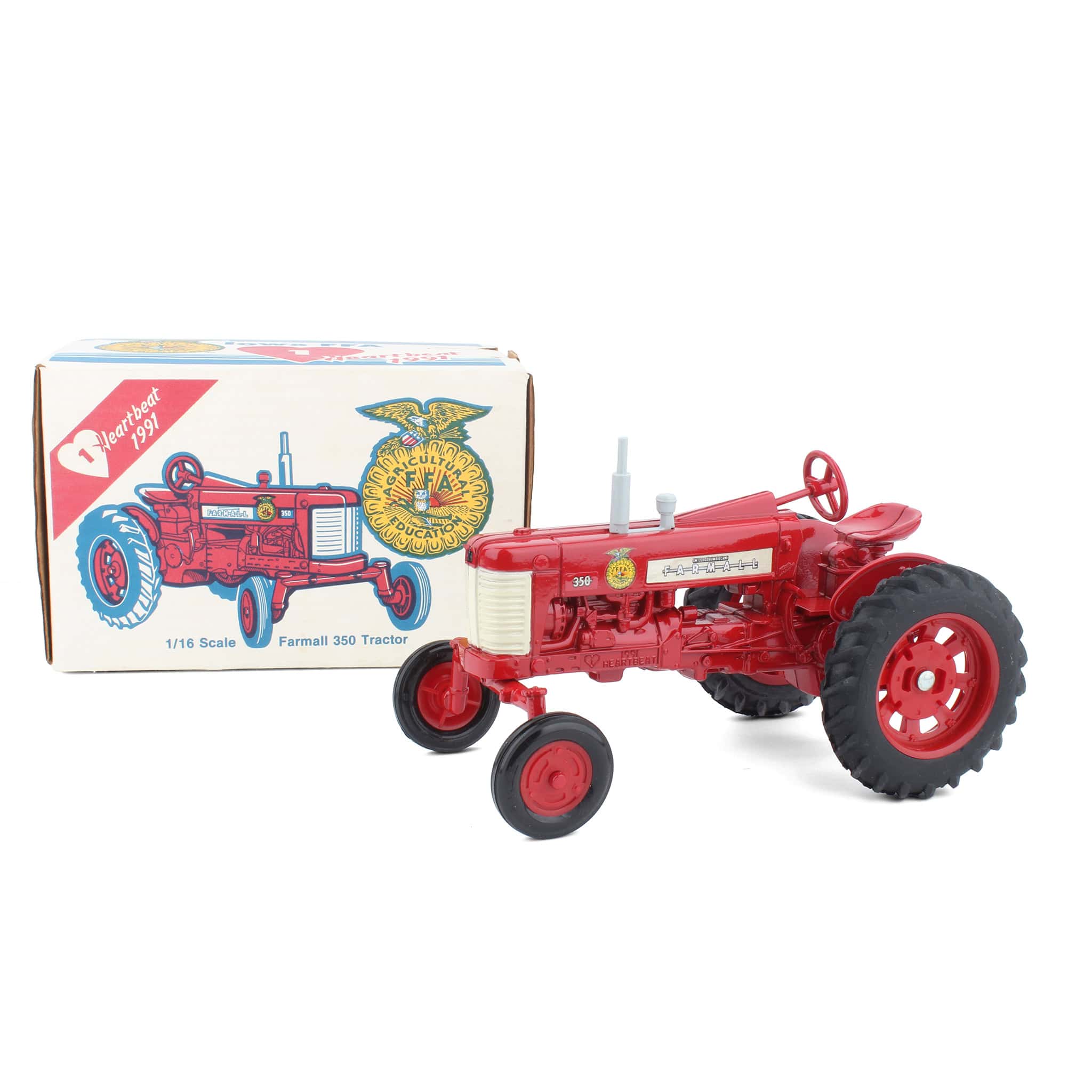 1/16 First Edition Farmall 350 Tractor with Wide Front by ERTL, 1991 Iowa FFA Edition