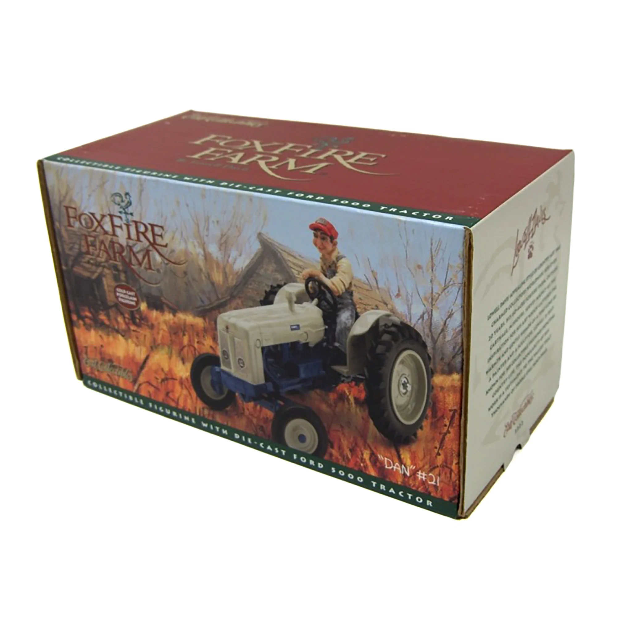 1/16 Ford 5000 Tractor with Dan #21 Collectible Figurine by ERTL, Lowell Davis Foxfire Farm