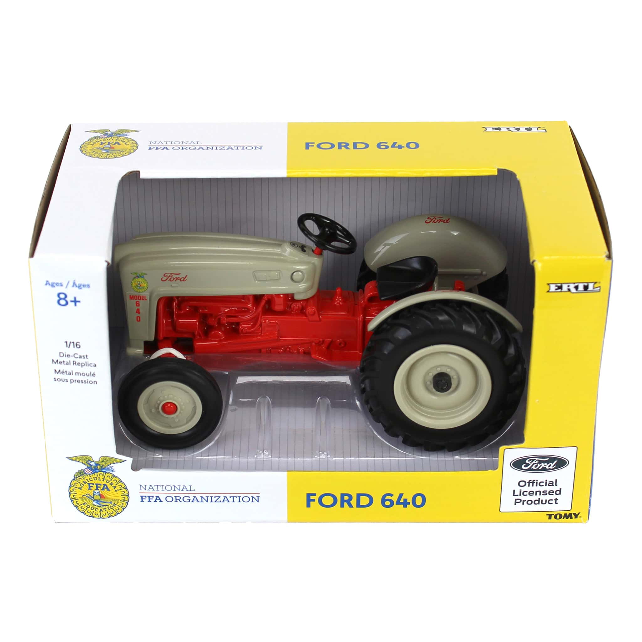 1/16 Ford 640 Tractor with FFA Logo by ERTL - Image 5
