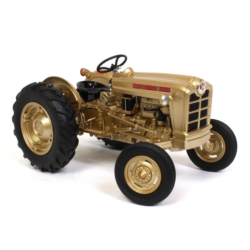 1/16 Ford 881 Gold Demonstrator Tractor by ERTL, 25th Anniversary National Farm Toy Museum - Image 2