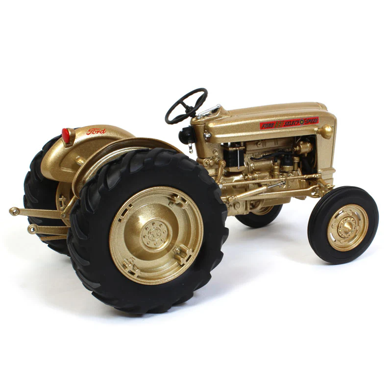 1/16 Ford 881 Gold Demonstrator Tractor by ERTL, 25th Anniversary National Farm Toy Museum - Image 3