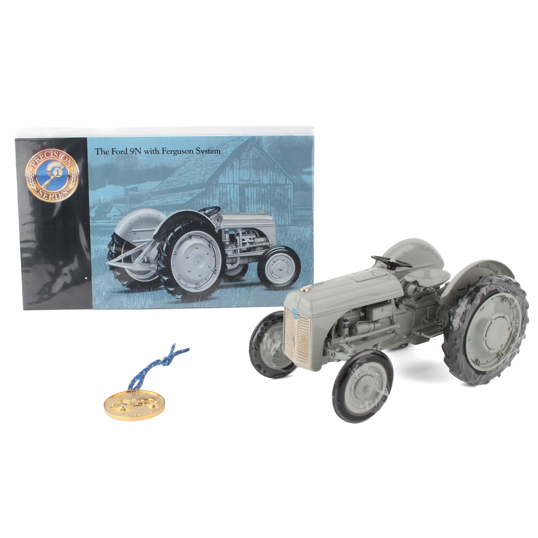 1/16 Gray Ford 9N Tractor with Ferguson System, ERTL Precision Series #1 - Image 2