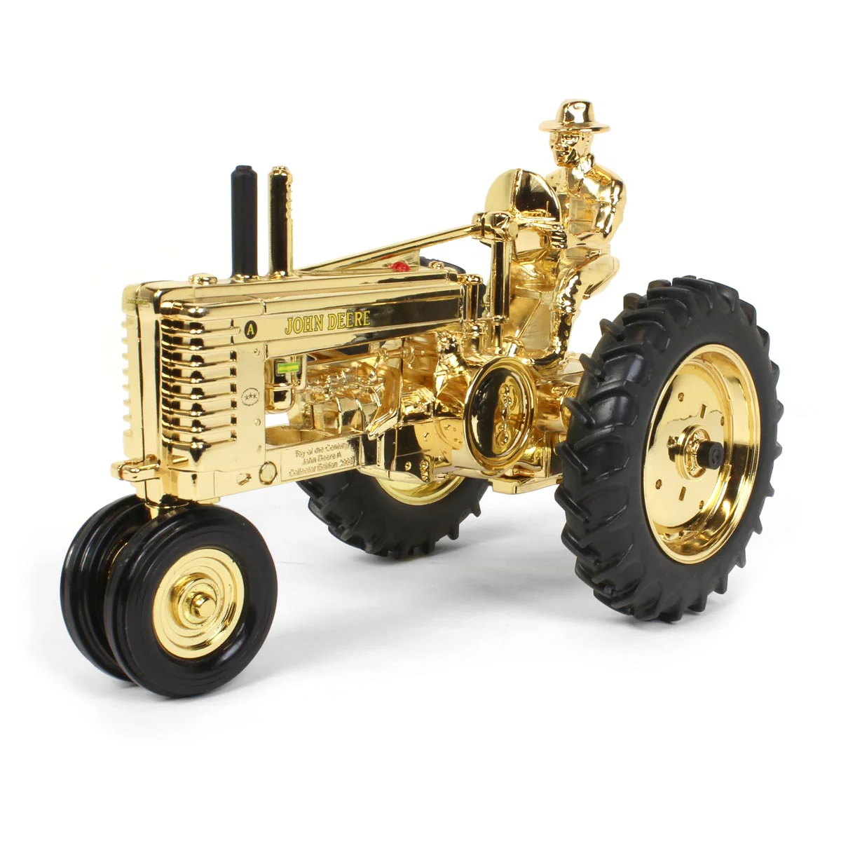 1/16 GOLD John Deere Model A with Driver, Top 100 Toys of the Century by ERTL