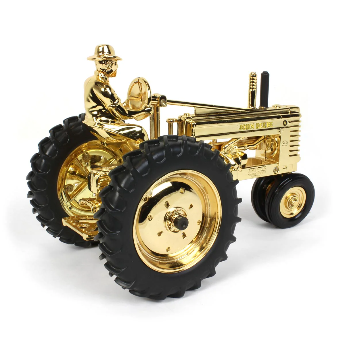 1/16 GOLD John Deere Model A with Driver, Top 100 Toys of the Century by ERTL - Image 4