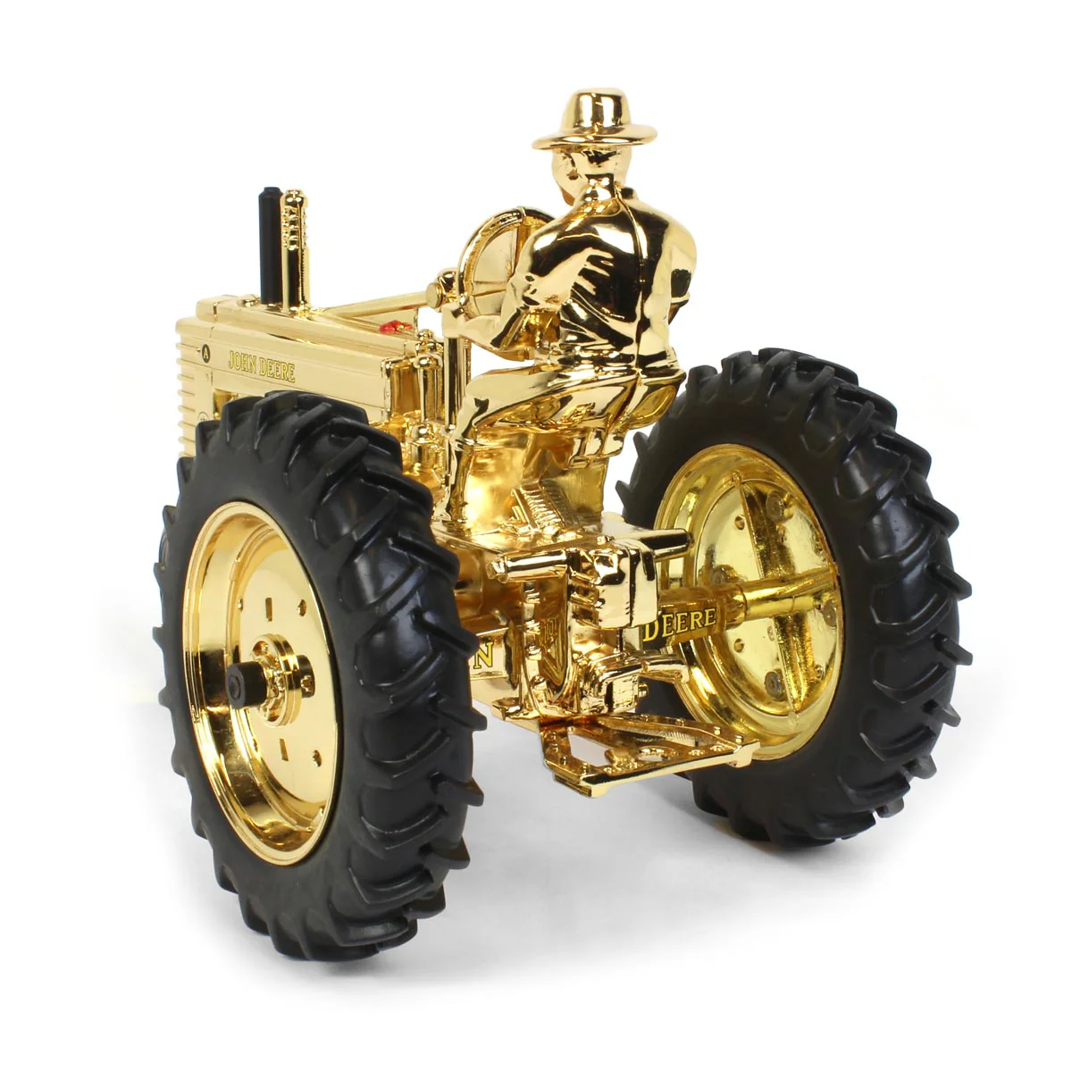 1/16 GOLD John Deere Model A with Driver, Top 100 Toys of the Century by ERTL - Image 5