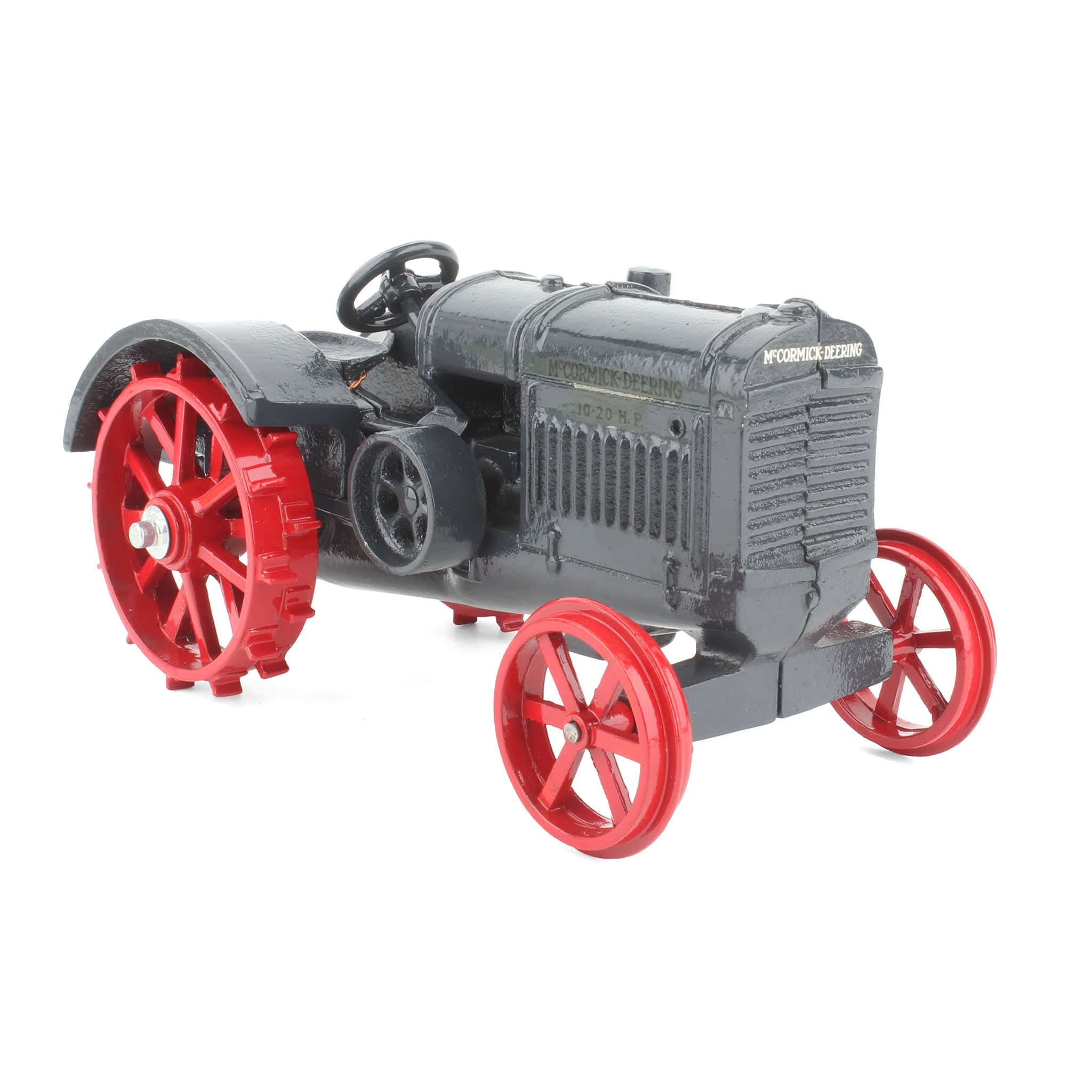 1/16 Gray McCormick Deering 10-20 HP Tractor with Short Stack by Scale Models - LOOSE - Image 2