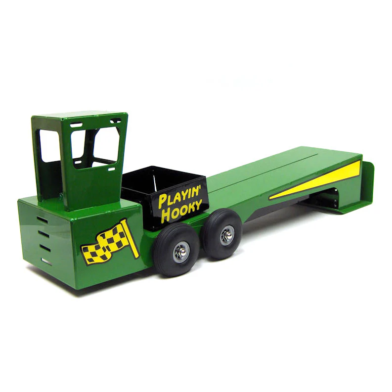 1/16 Green Custom Steel Pulling Sled with Cab - Image 2