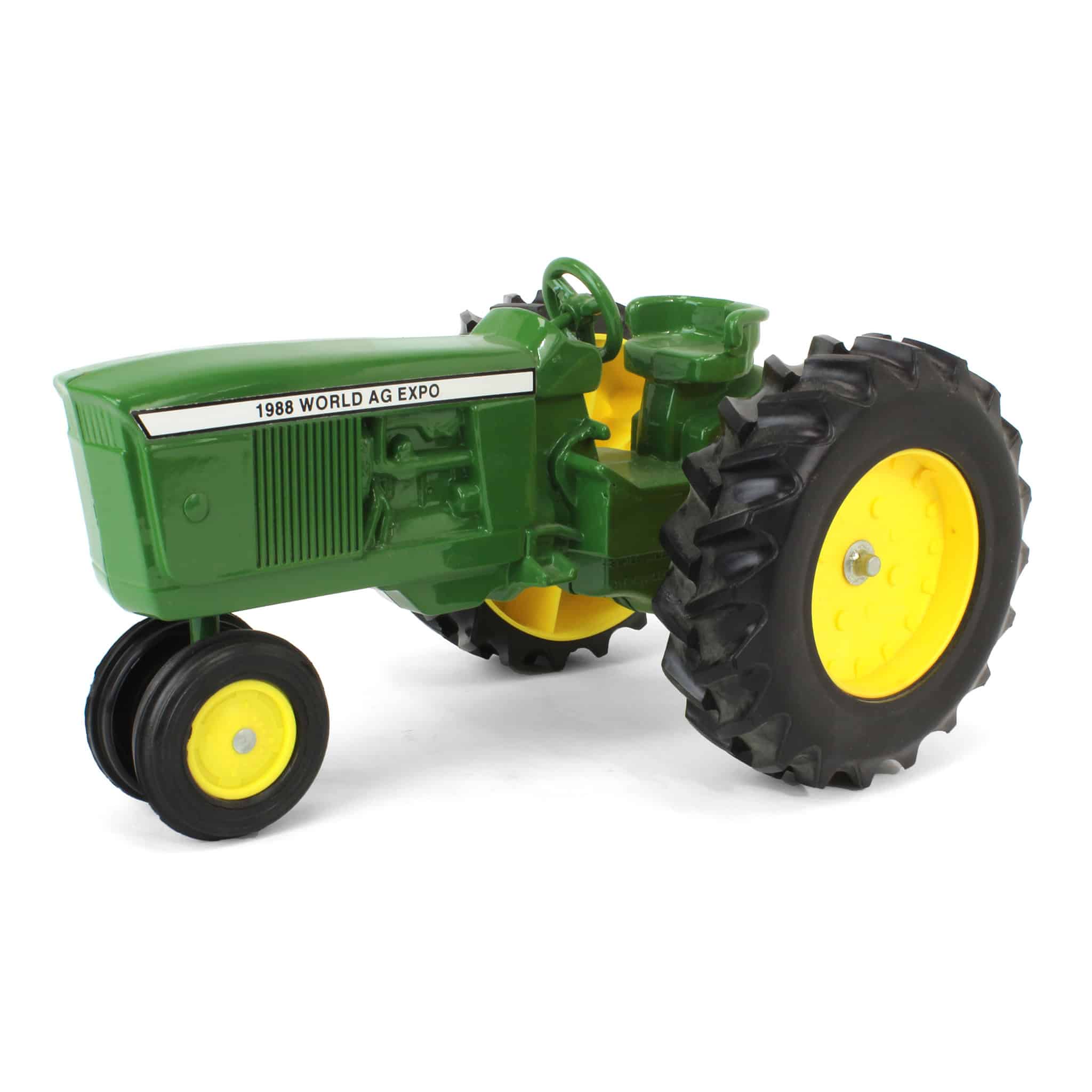 1/16 Green Tractor with Yellow Wheels by Scale Models, 1988 World AG Expo - Image 2